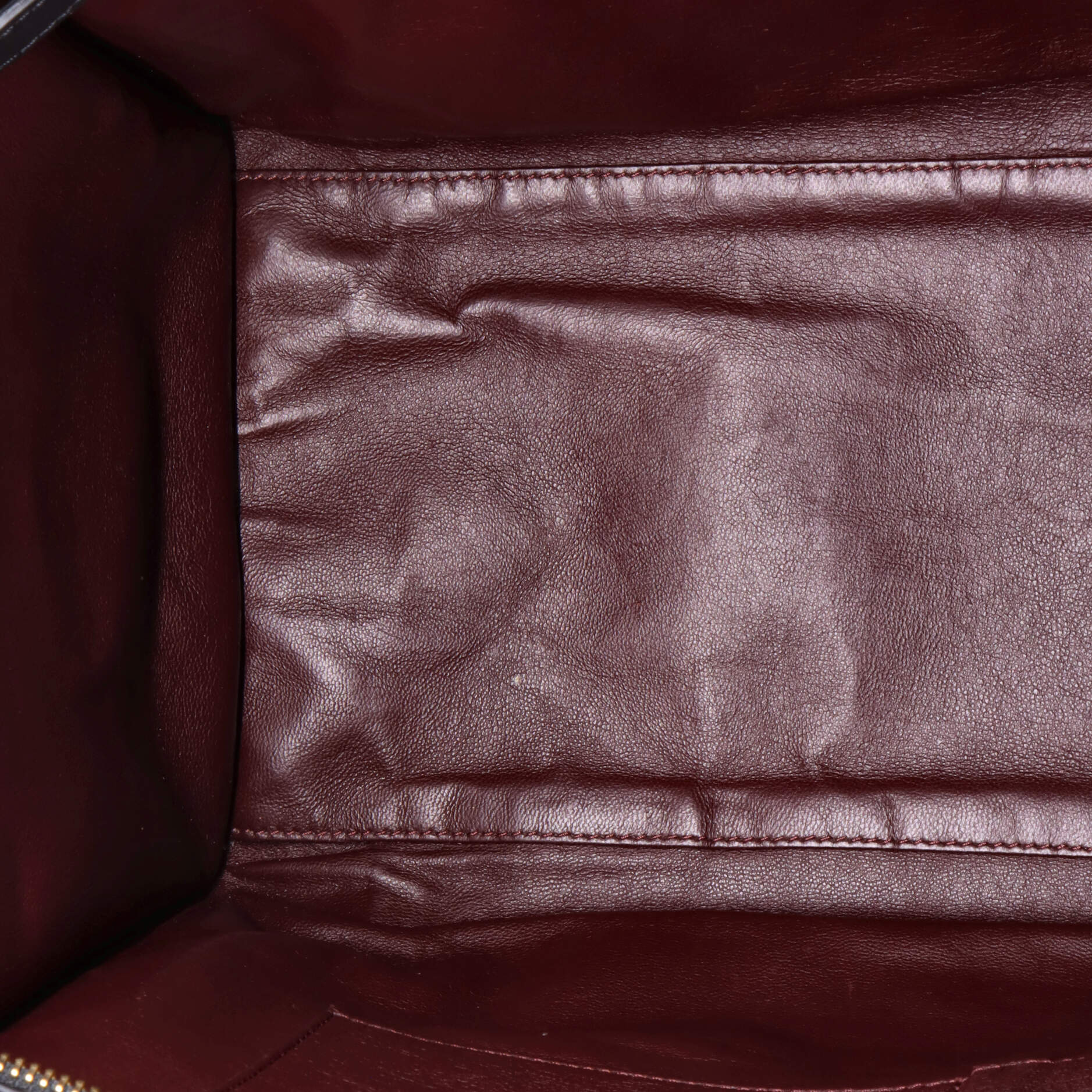Bicolor Luggage Bag Leather Mini - Image 5