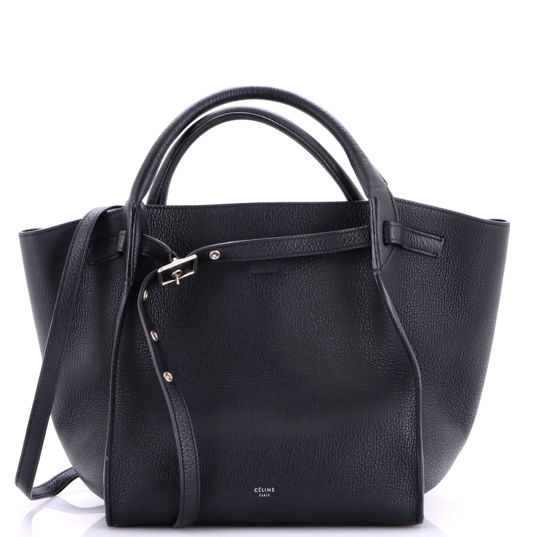 Big Bag Grained Calfskin Small