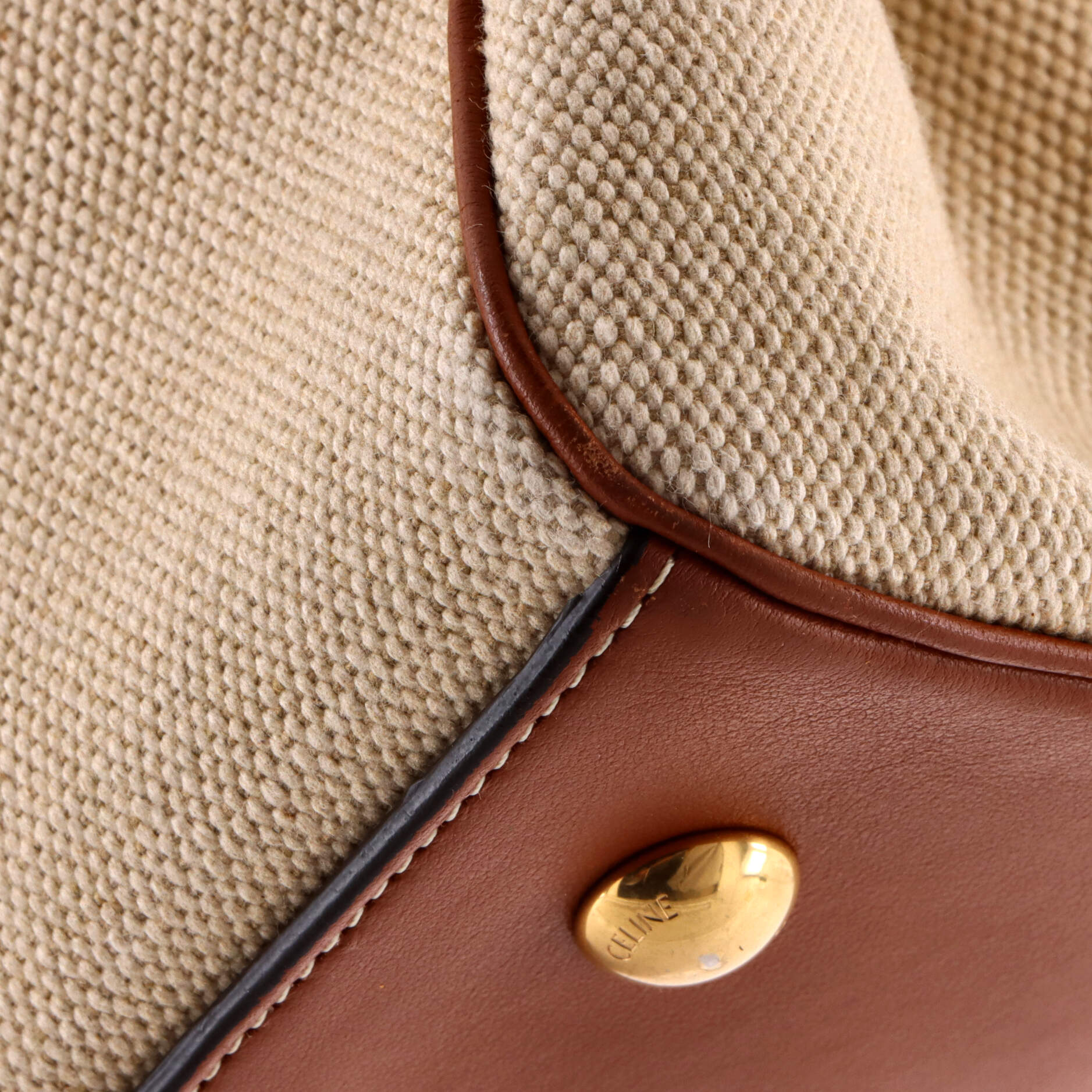 Cabas 16 Bag Canvas with Leather Medium - Image 7