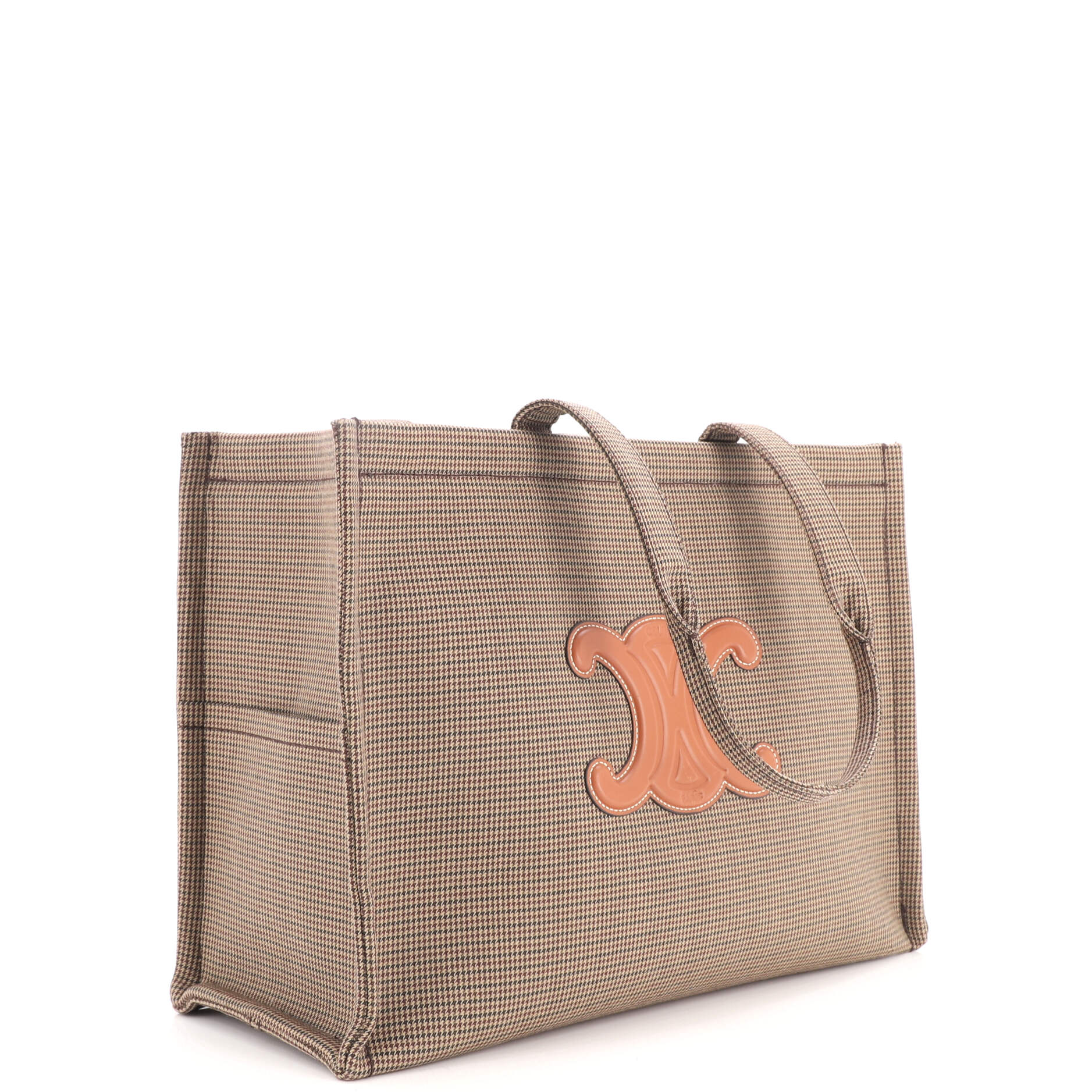 Cabas Thais Tote Fabric with Leather Large - Image 2