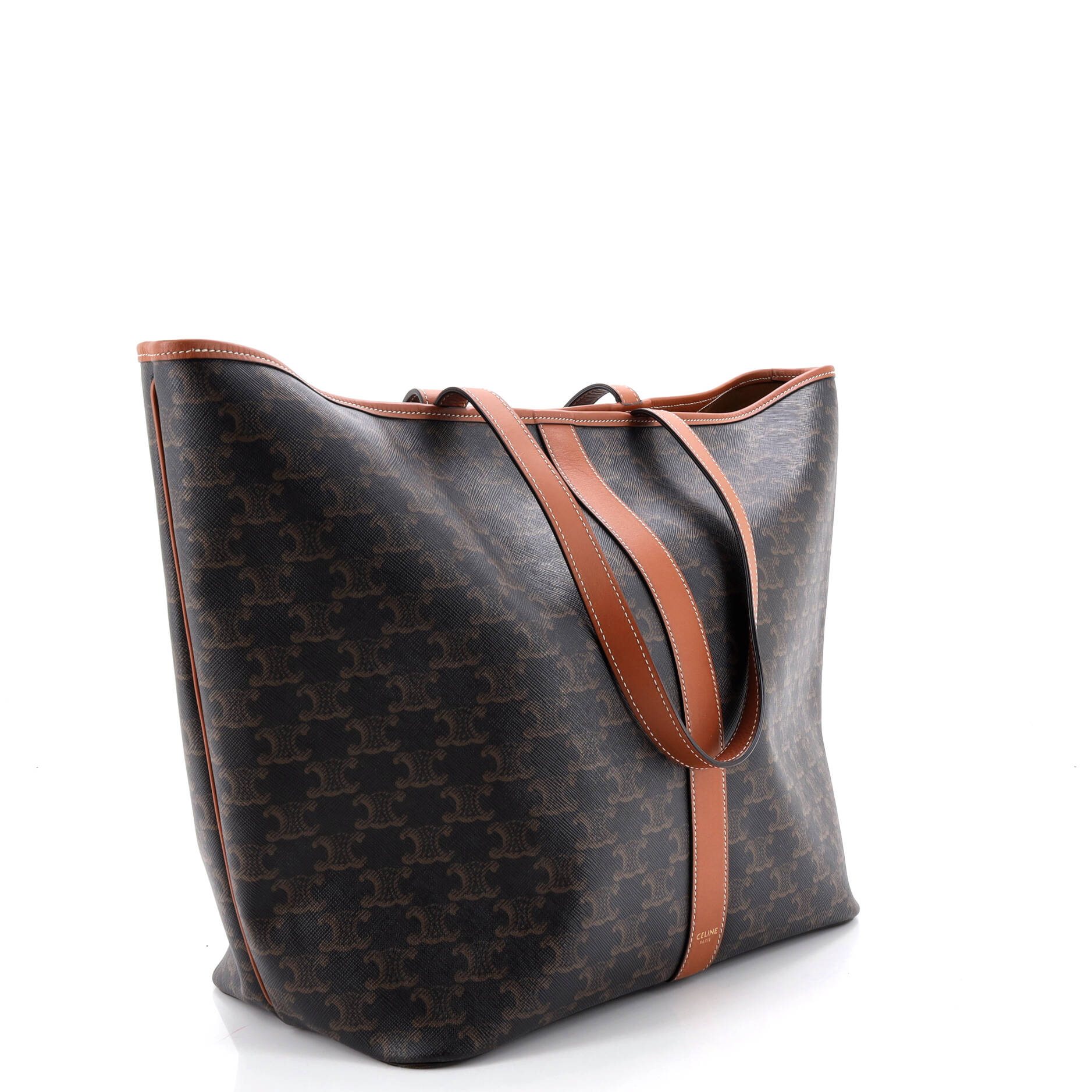 Cabas Zip Tote Triomphe Coated Canvas Medium - Image 2