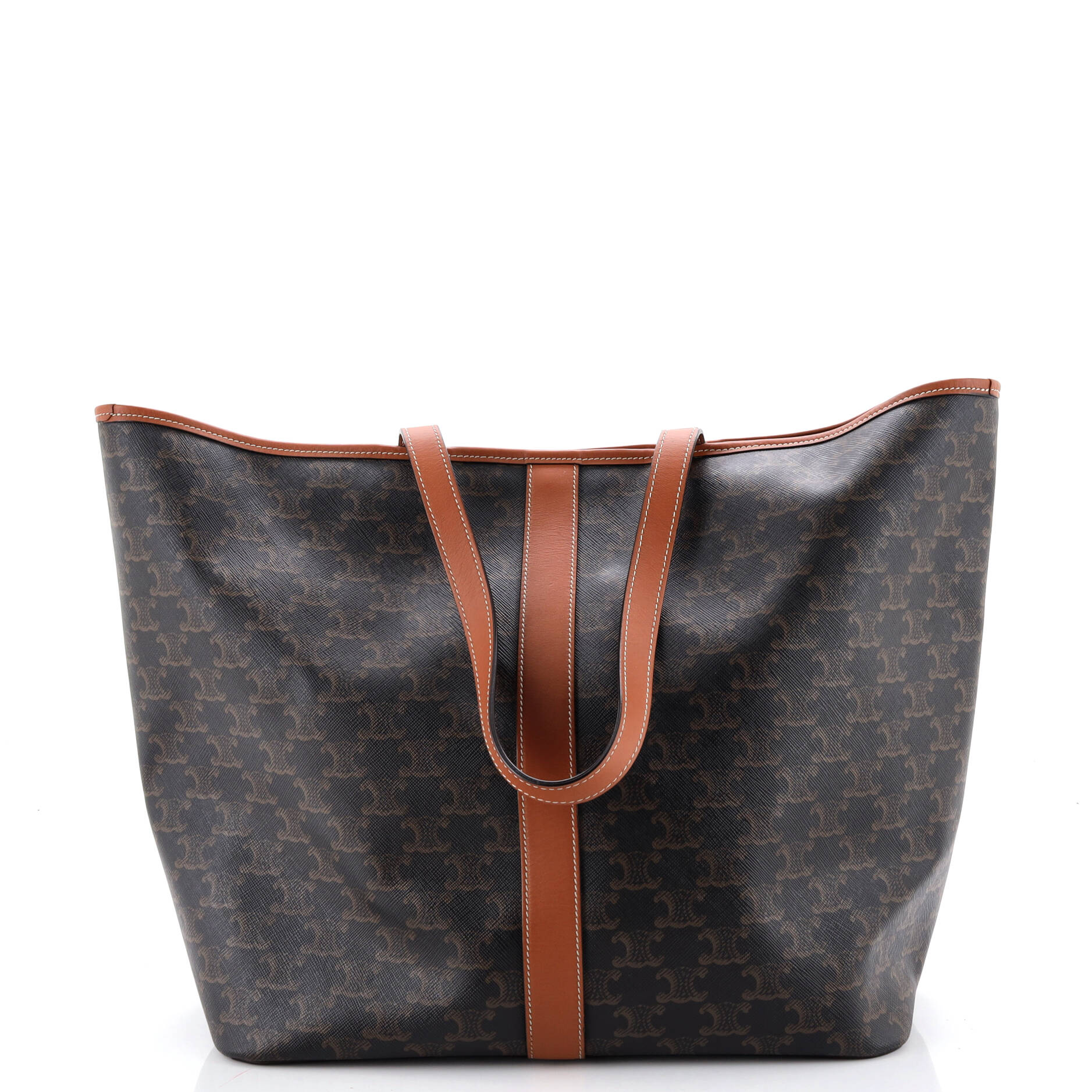 Cabas Zip Tote Triomphe Coated Canvas Medium - Image 3