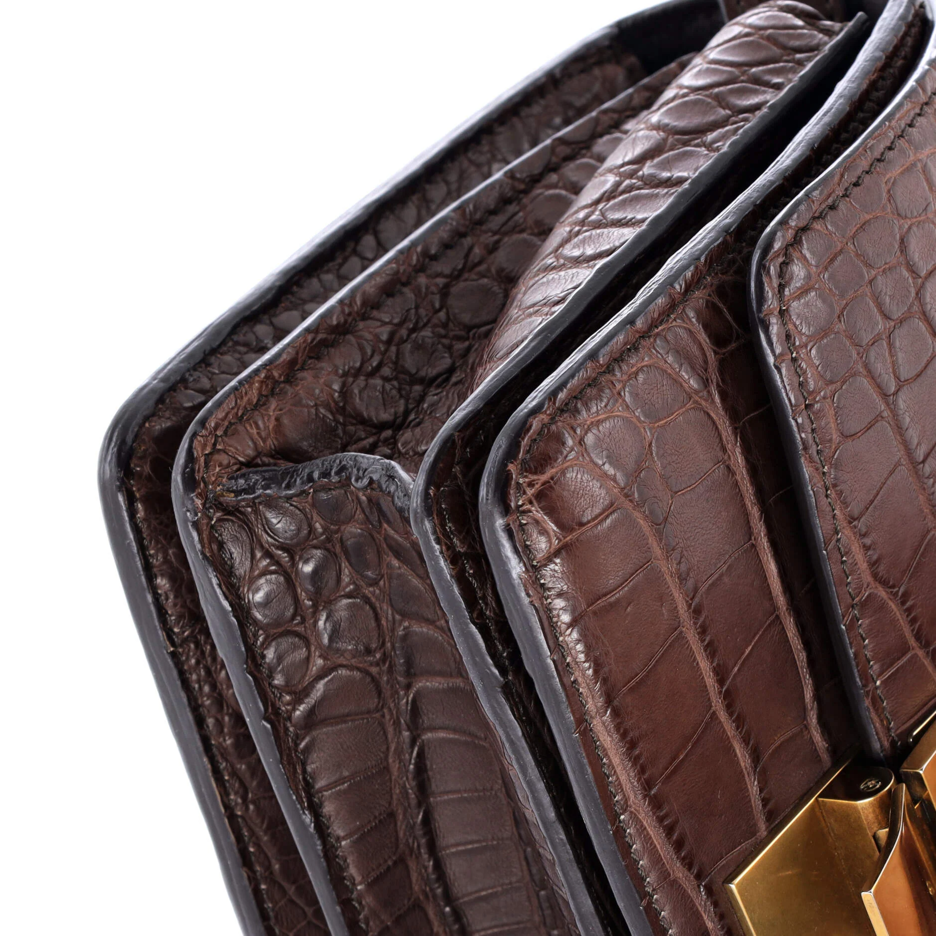 Classic Box Bag Crocodile Small - Image 6