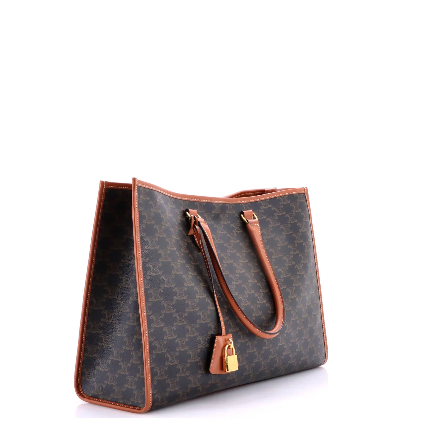 Horizontal Cabas Tote Triomphe Coated Canvas - Image 2