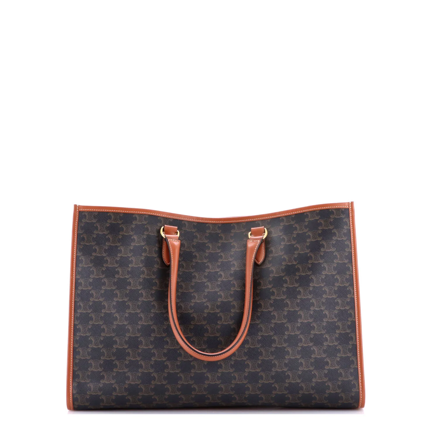 Horizontal Cabas Tote Triomphe Coated Canvas - Image 3