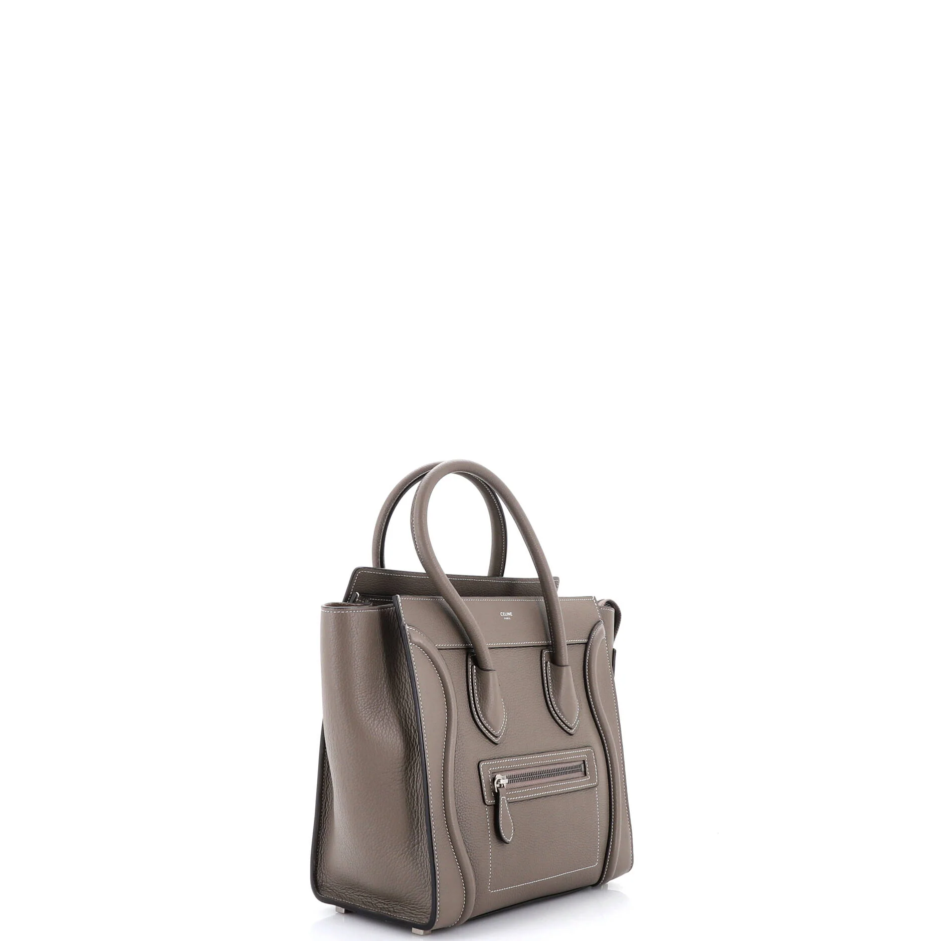 Luggage Bag Grainy Leather Micro - Image 2