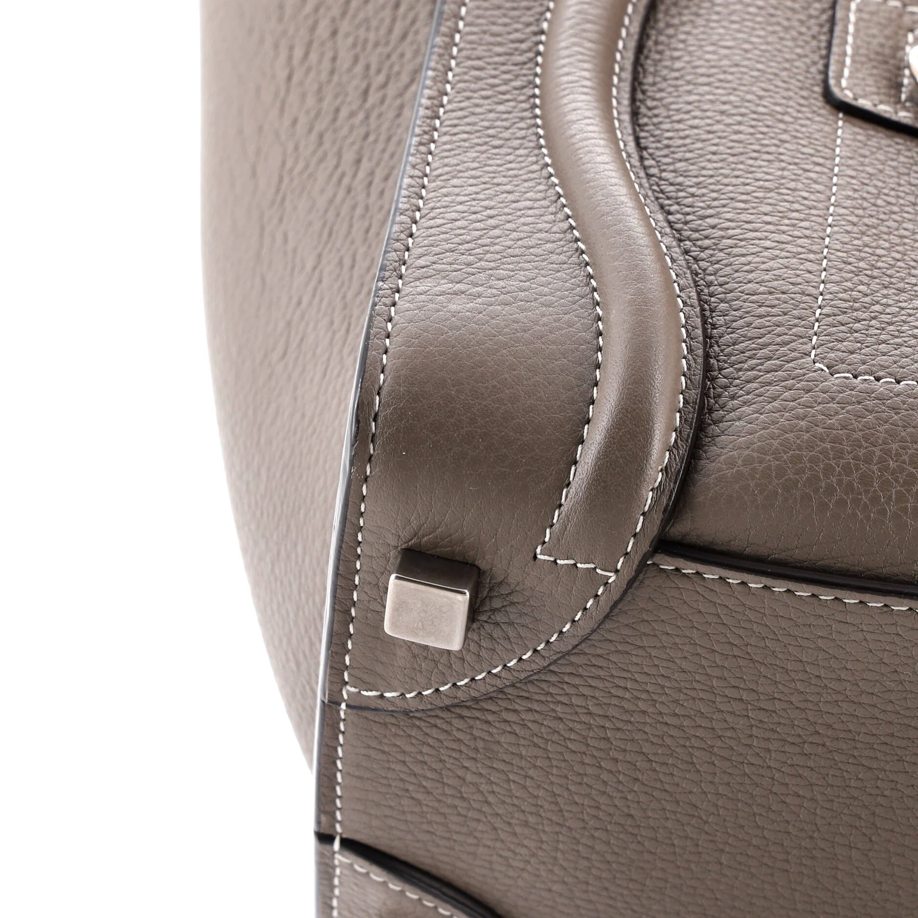 Luggage Bag Grainy Leather Micro - Image 6