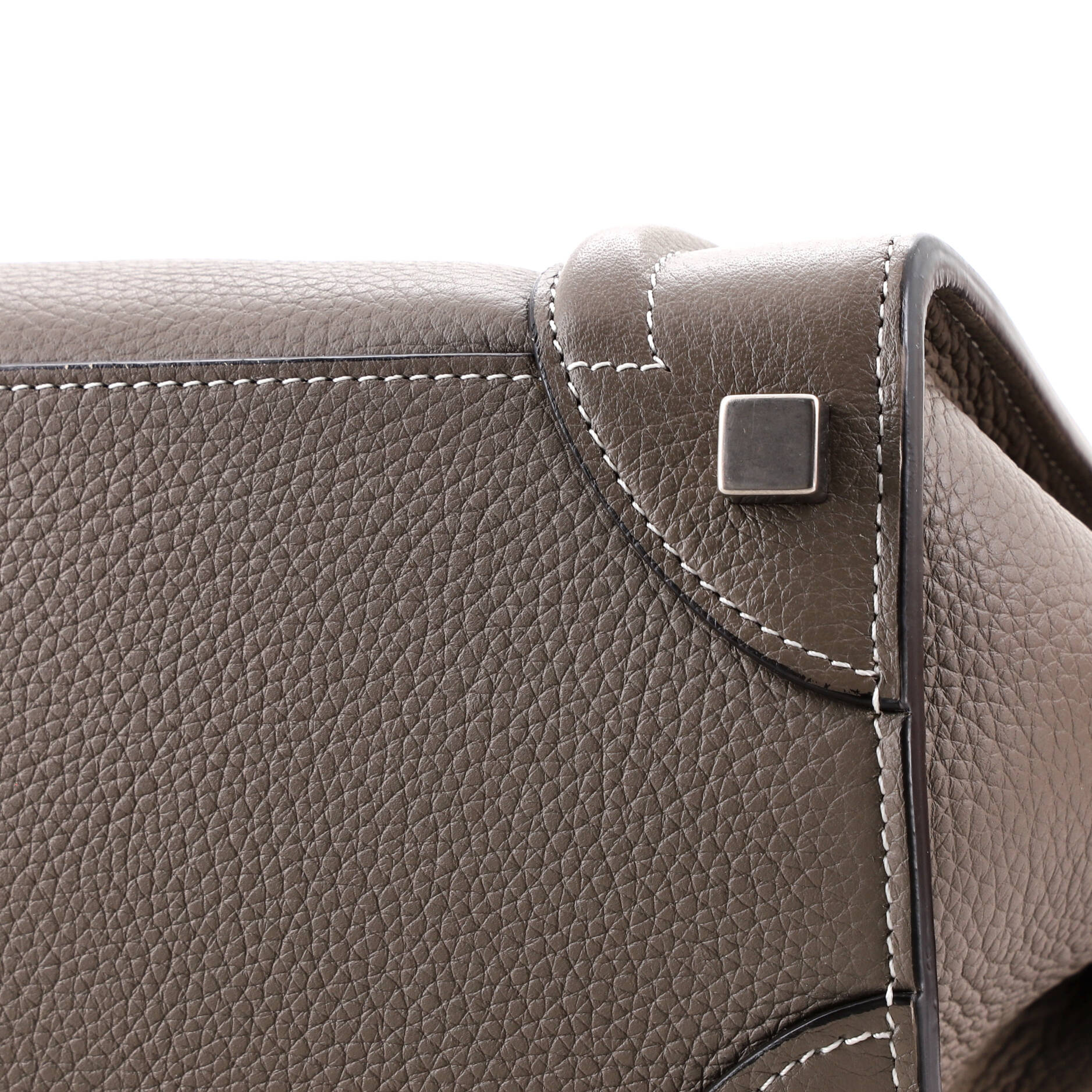 Luggage Bag Grainy Leather Micro - Image 7