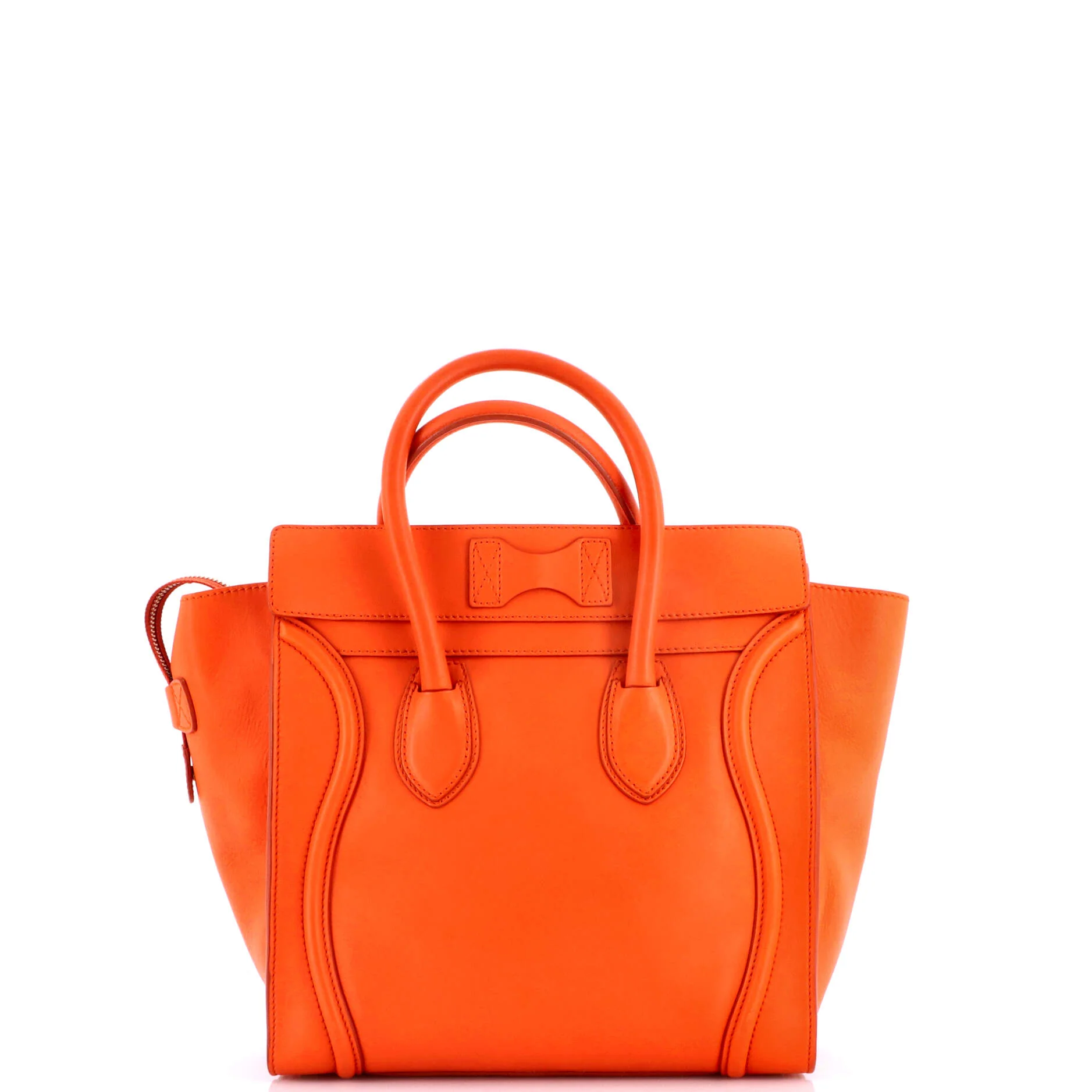 Luggage Bag Smooth Leather Mini - Image 3