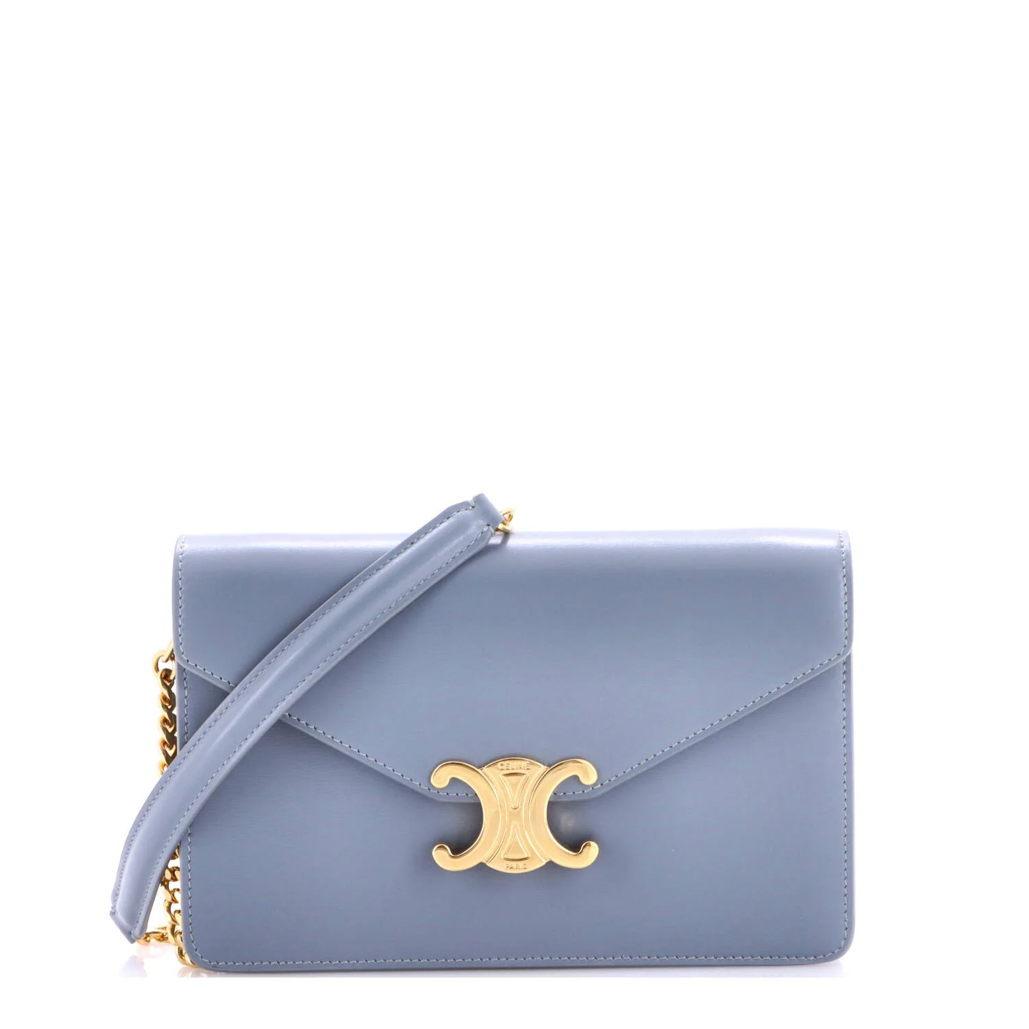 Margo Triomphe Wallet on Chain Leather