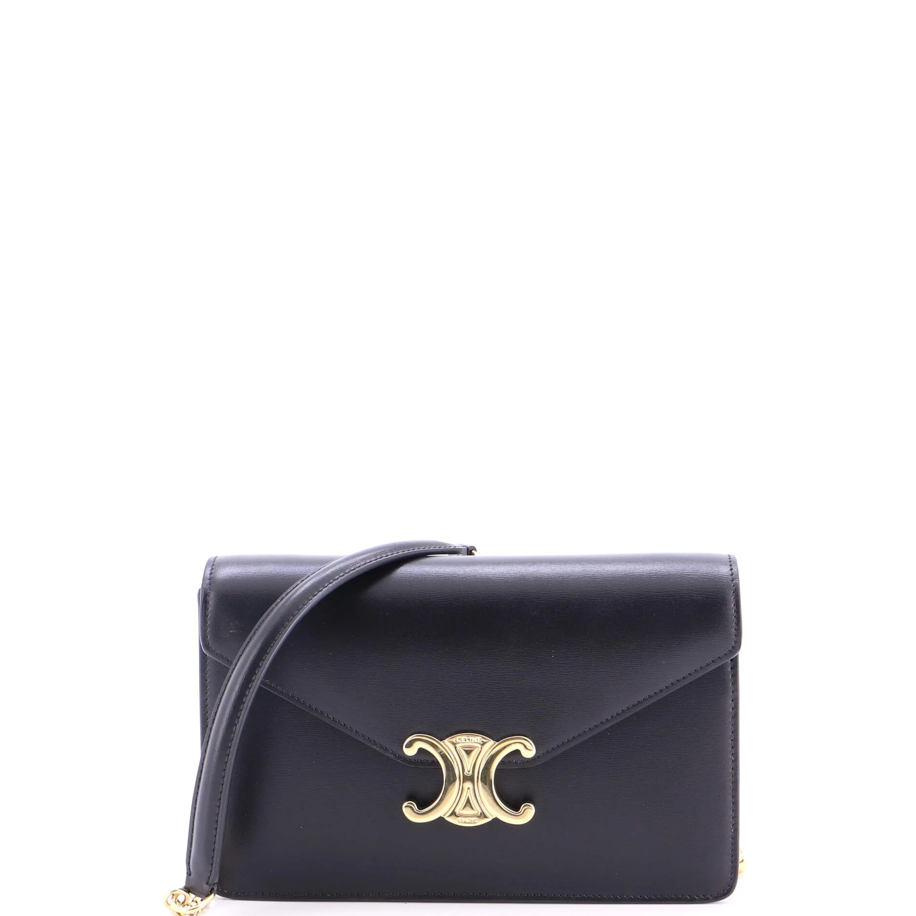 Margo Triomphe Wallet on Chain Leather