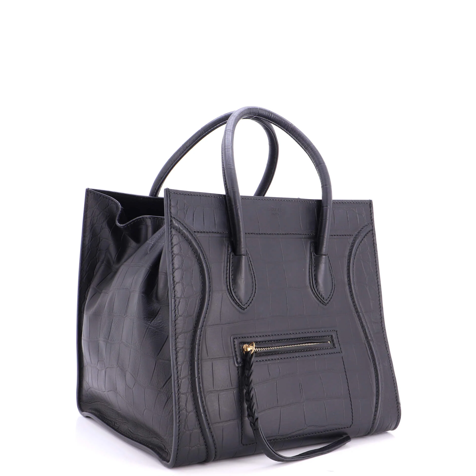 Phantom Bag Crocodile Embossed Leather Medium - Image 2