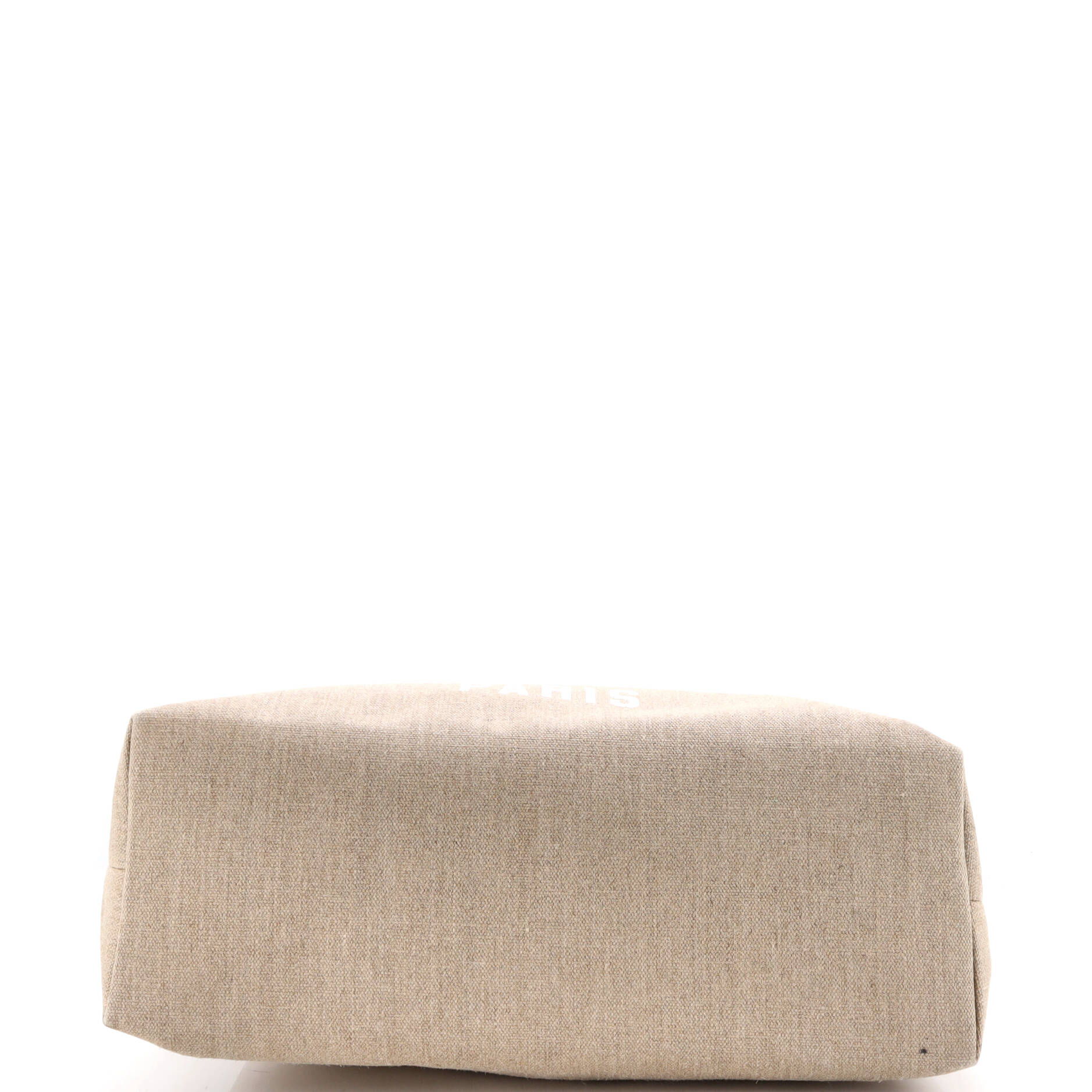 St. Tropez Horizontal Cabas Tote Canvas with Leather - Image 4