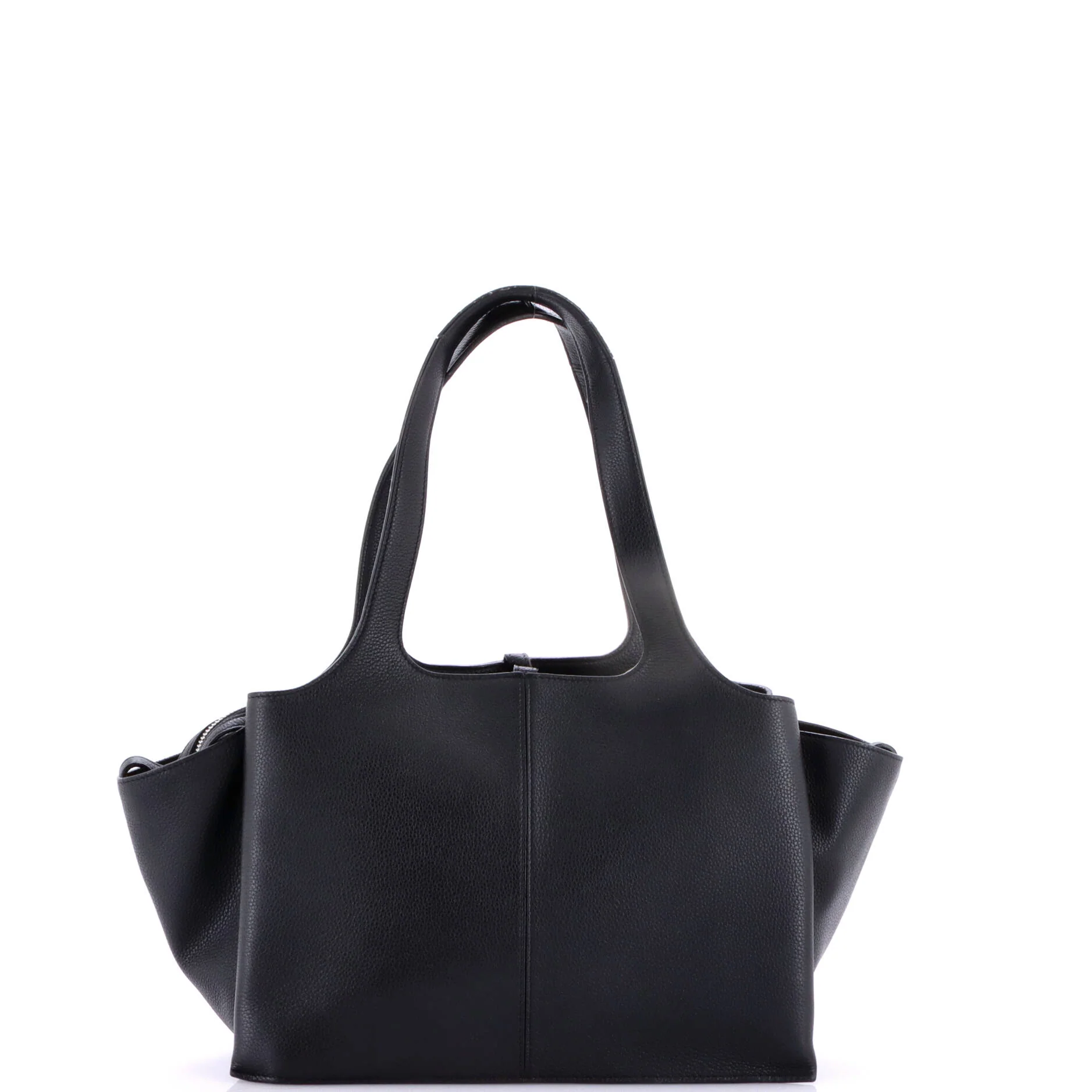 Tri-Fold Shoulder Bag Grained Calfskin Small - Image 3