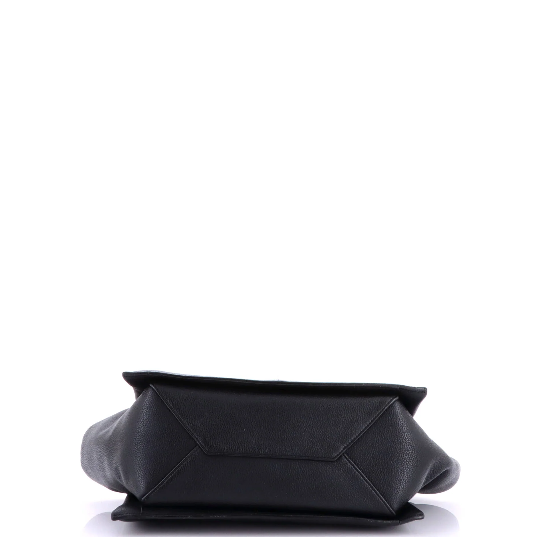 Tri-Fold Shoulder Bag Grained Calfskin Small - Image 4