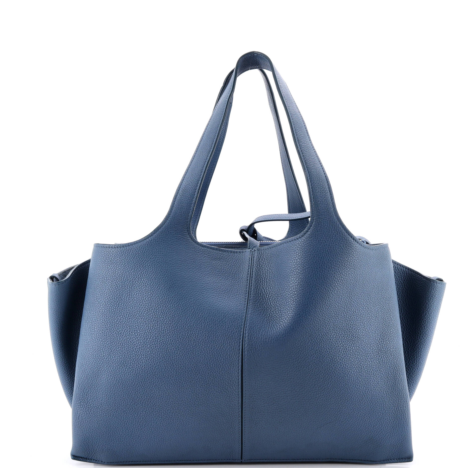 Tri-Fold Shoulder Bag Grained Calfskin Small - Image 3