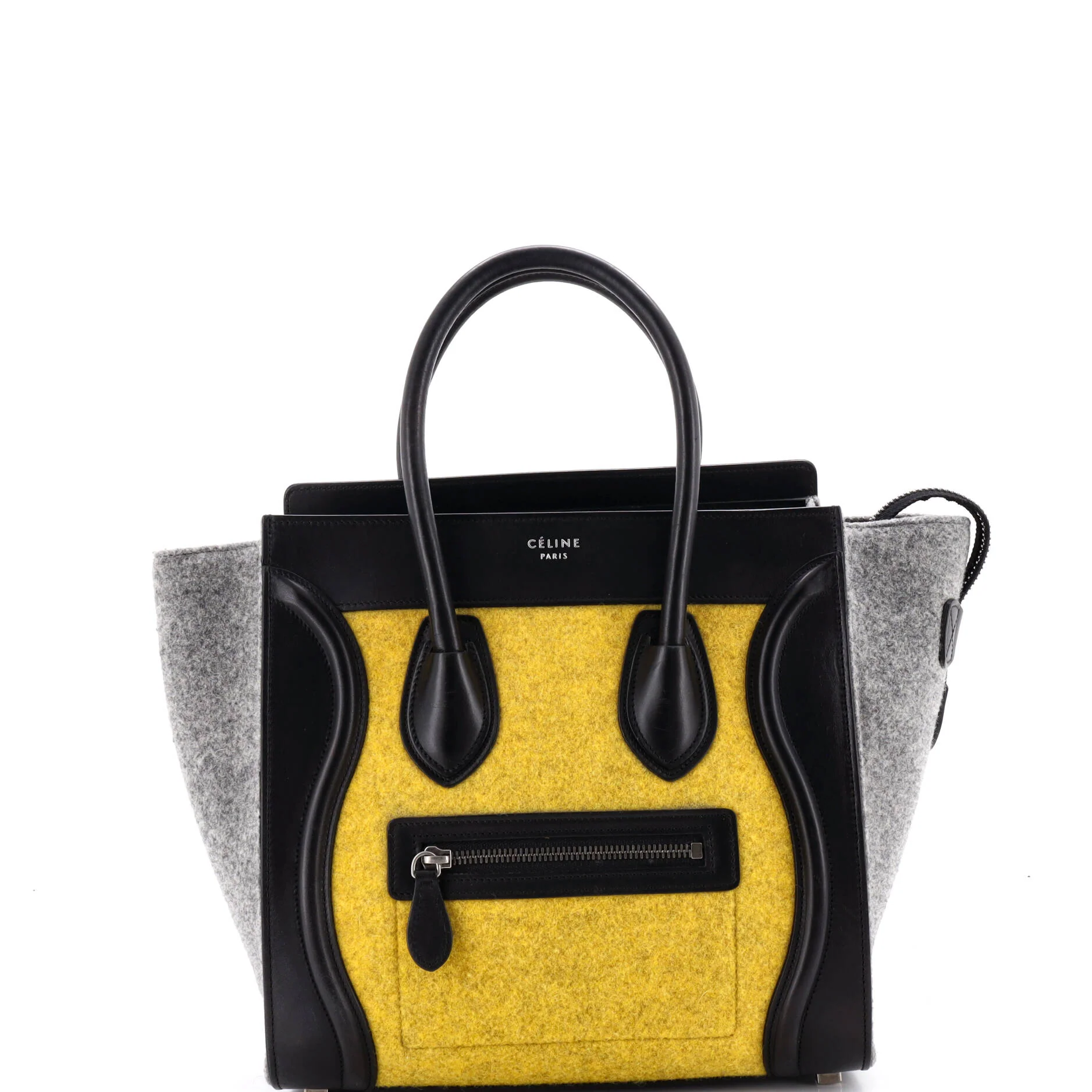 Tricolor Luggage Bag Felt Micro