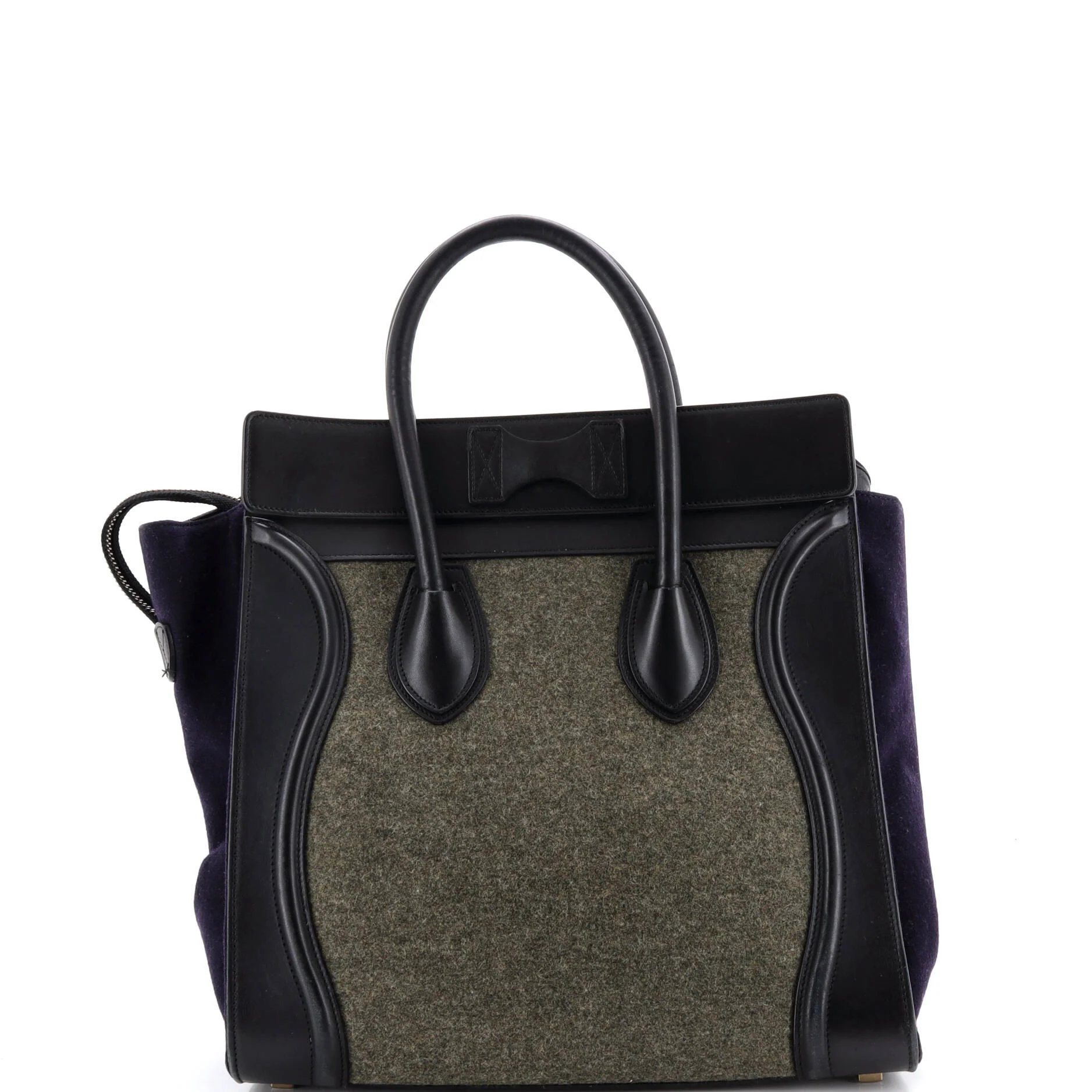Tricolor Luggage Bag Felt Mini - Image 3
