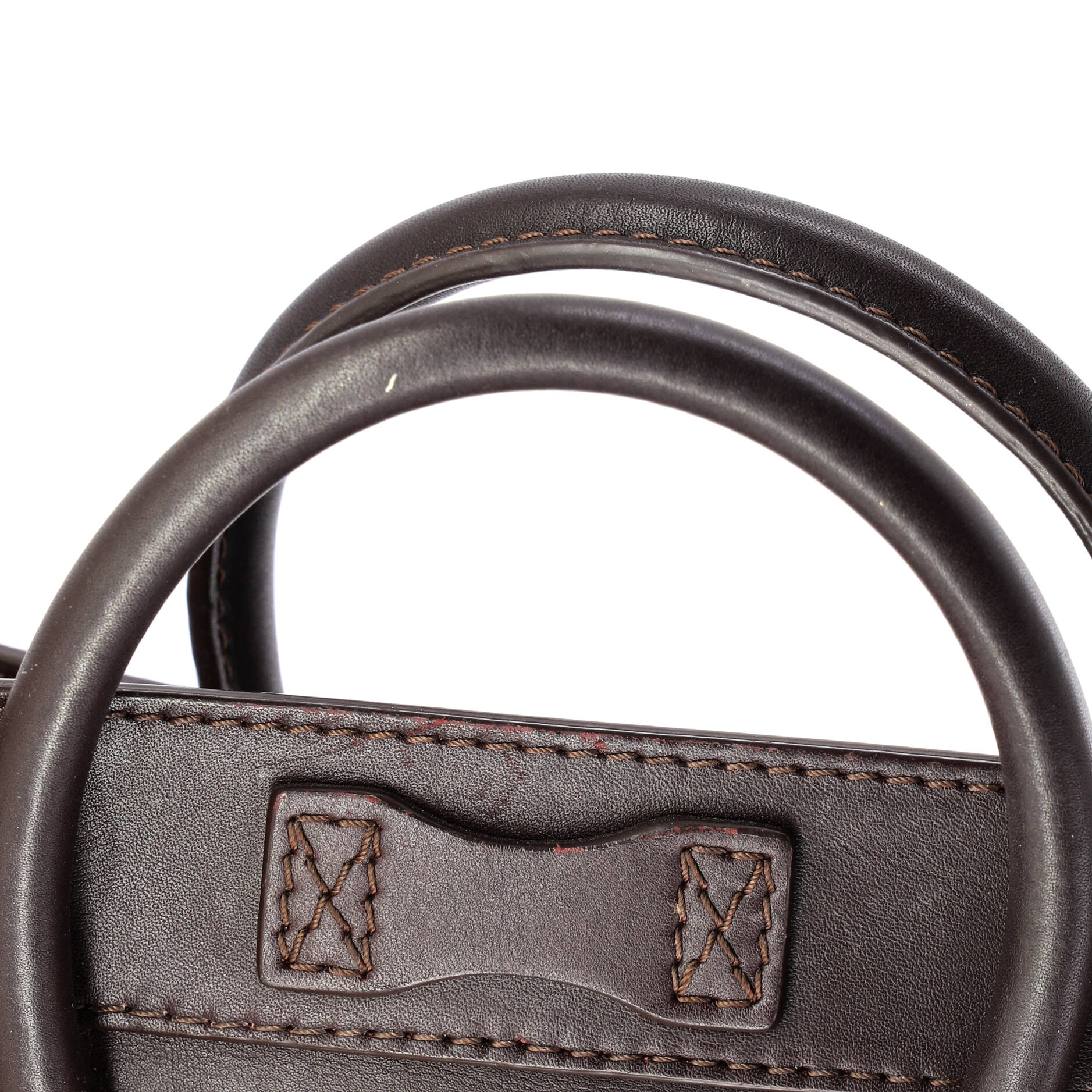 Tricolor Luggage Bag Leather Nano - Image 6
