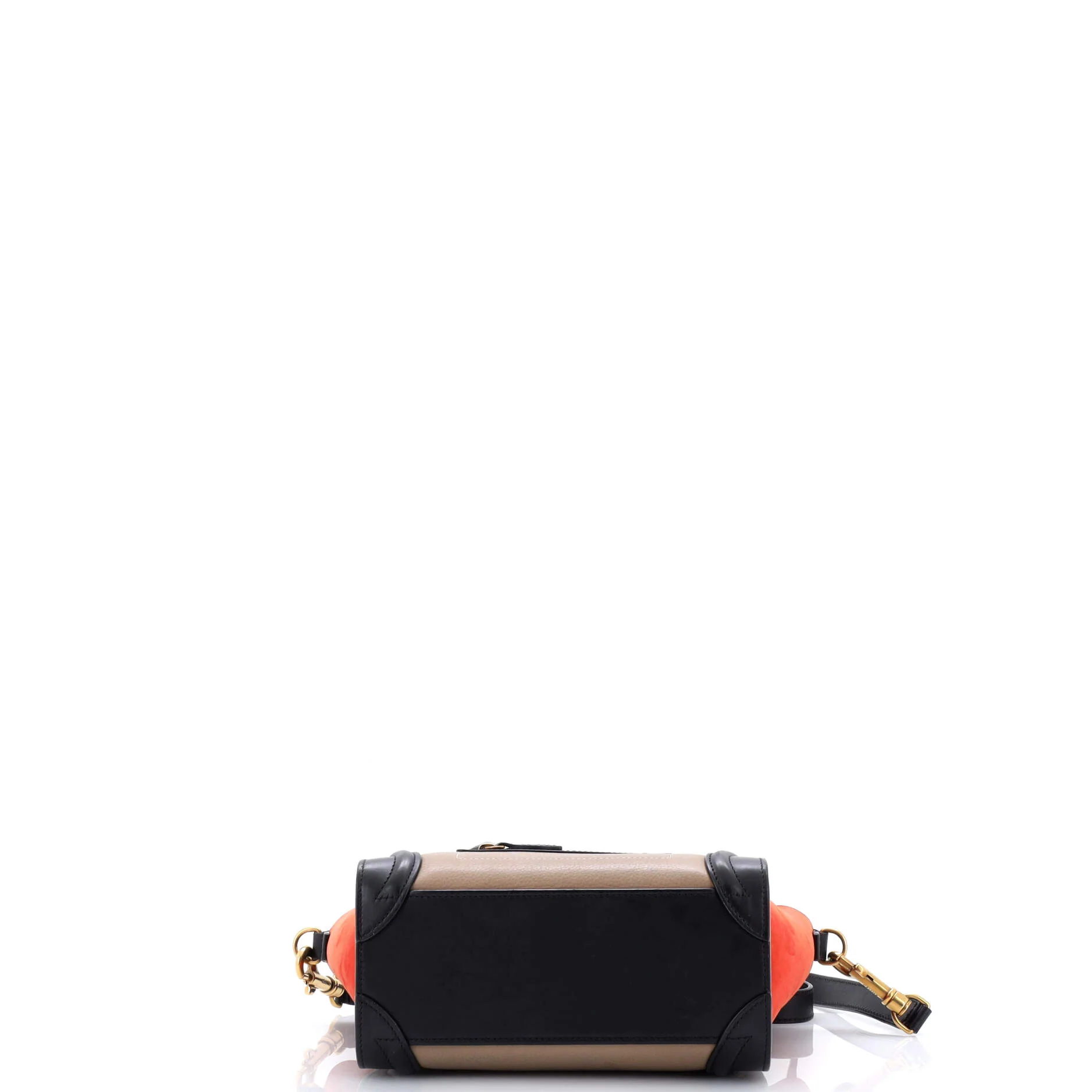 Tricolor Luggage Bag Leather Nano - Image 4