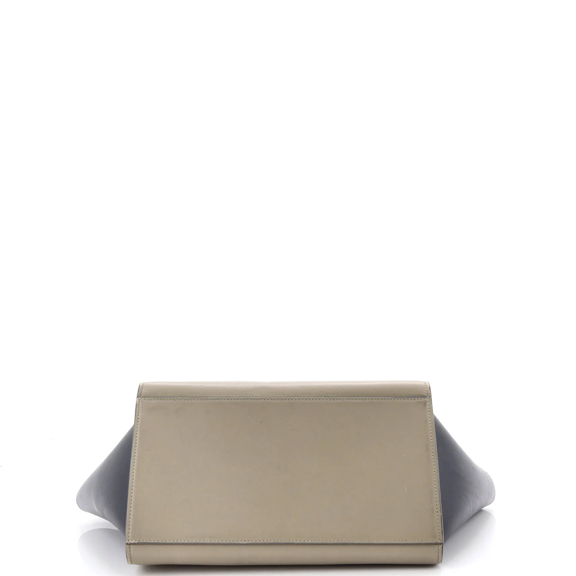 Bicolor Trapeze Bag Leather Small - Image 4