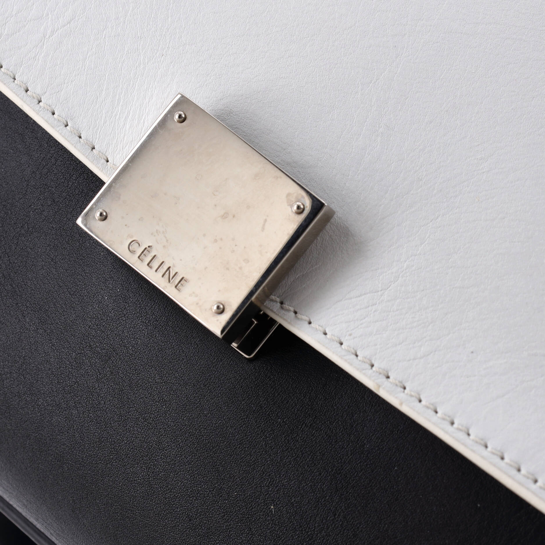 Tricolor Trapeze Bag Leather Medium - Image 6
