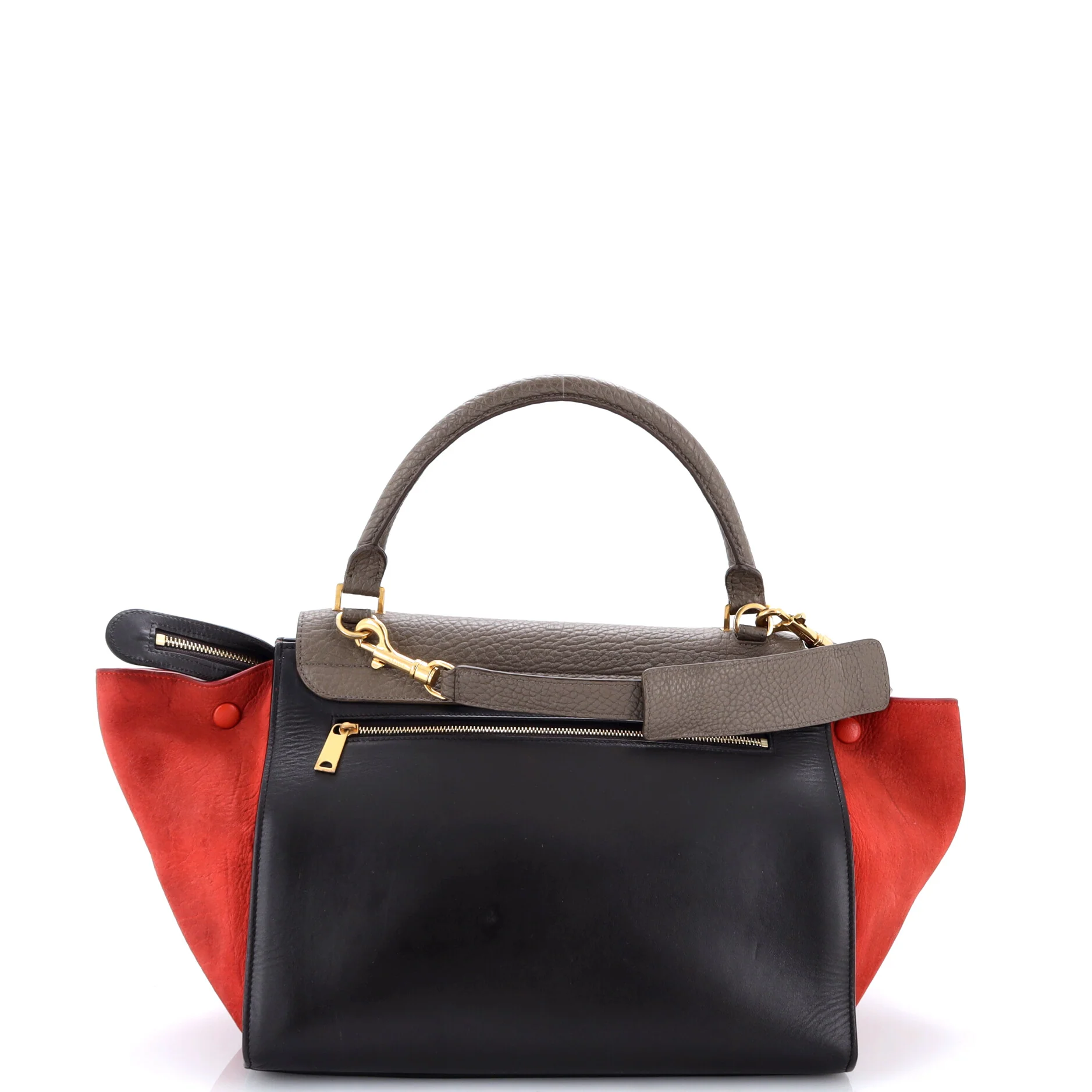Tricolor Trapeze Bag Leather Medium - Image 3