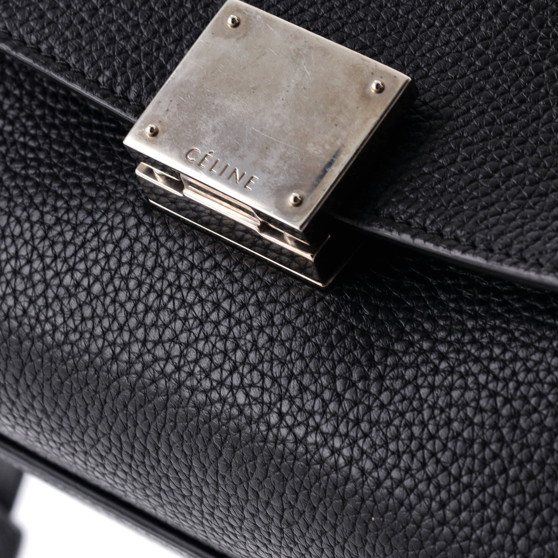 Tricolor Trapeze Bag Leather Small - Image 6