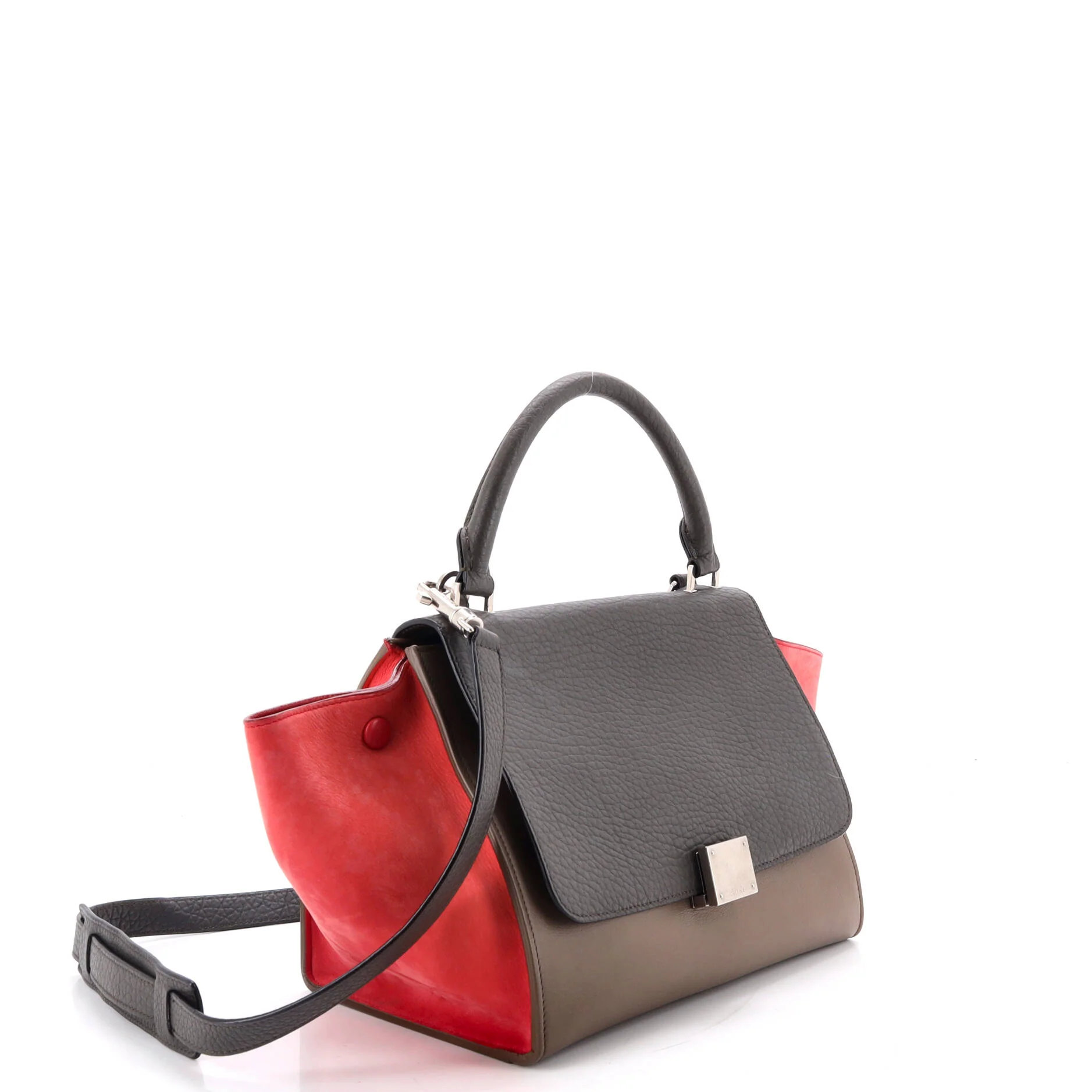 Tricolor Trapeze Bag Leather Small - Image 2