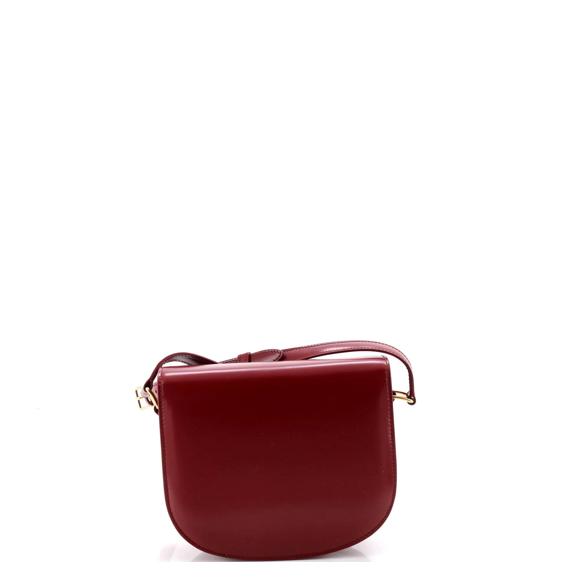 Triomphe Besace Clea Flap Bag Leather - Image 3