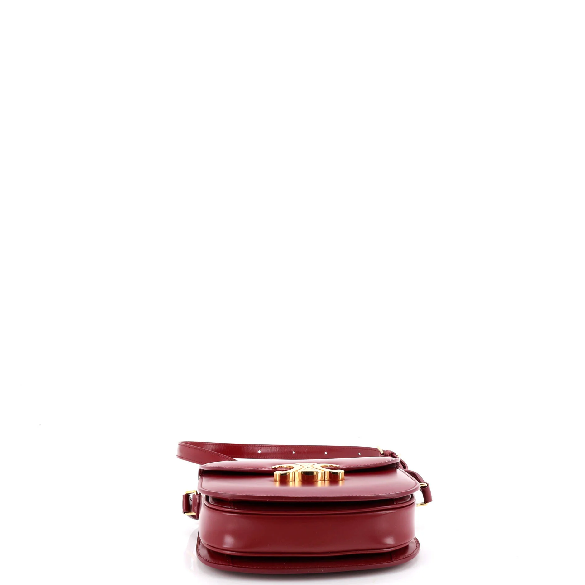 Triomphe Besace Clea Flap Bag Leather - Image 4