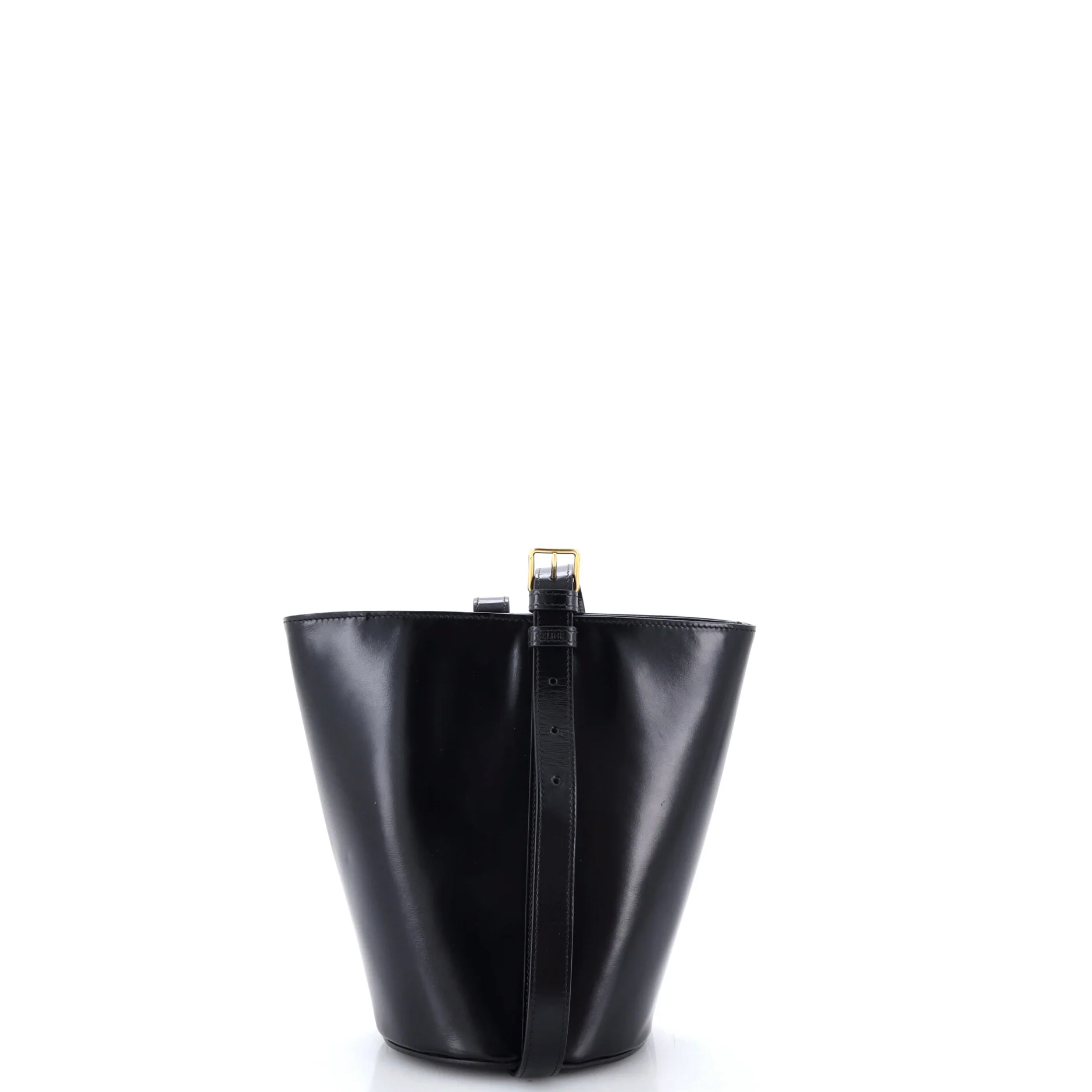 Triomphe Bucket Bag Shiny Calfskin - Image 3
