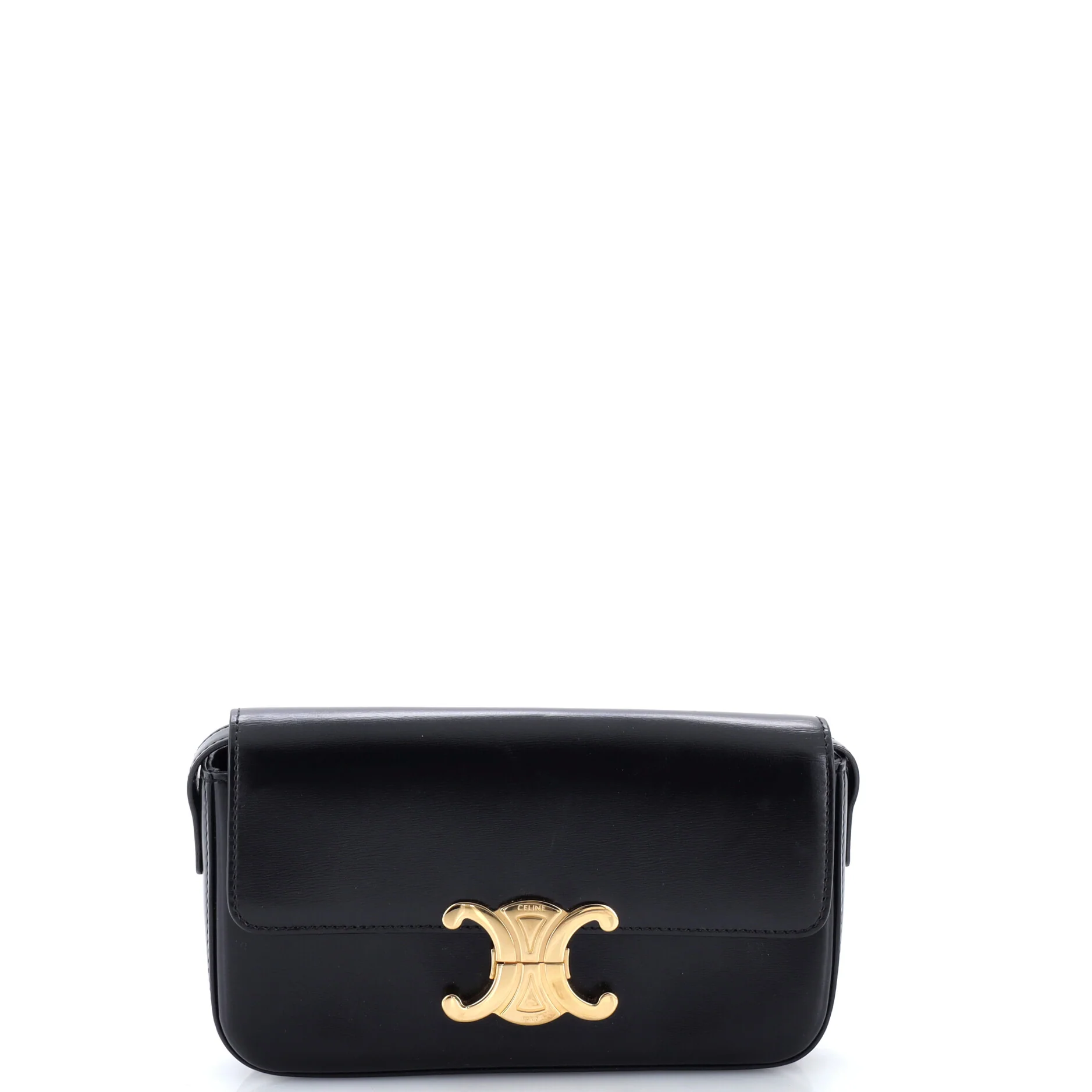 Triomphe East-West Shoulder Bag Smooth Calfskin
