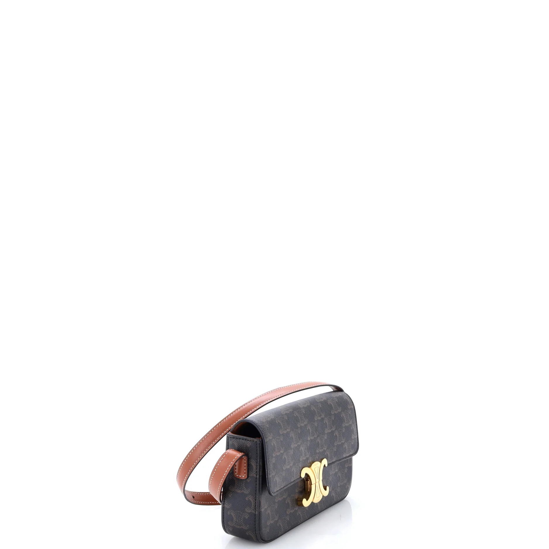 Triomphe East-West Shoulder Bag Triomphe Coated Canvas - Image 2