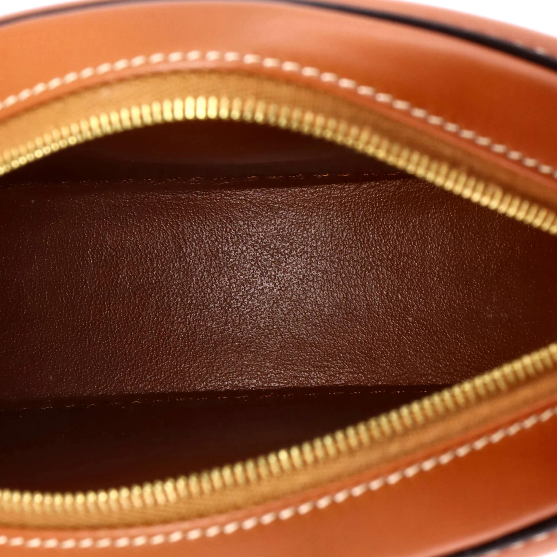 Triomphe Oval Crossbody Bag Leather Mini - Image 5