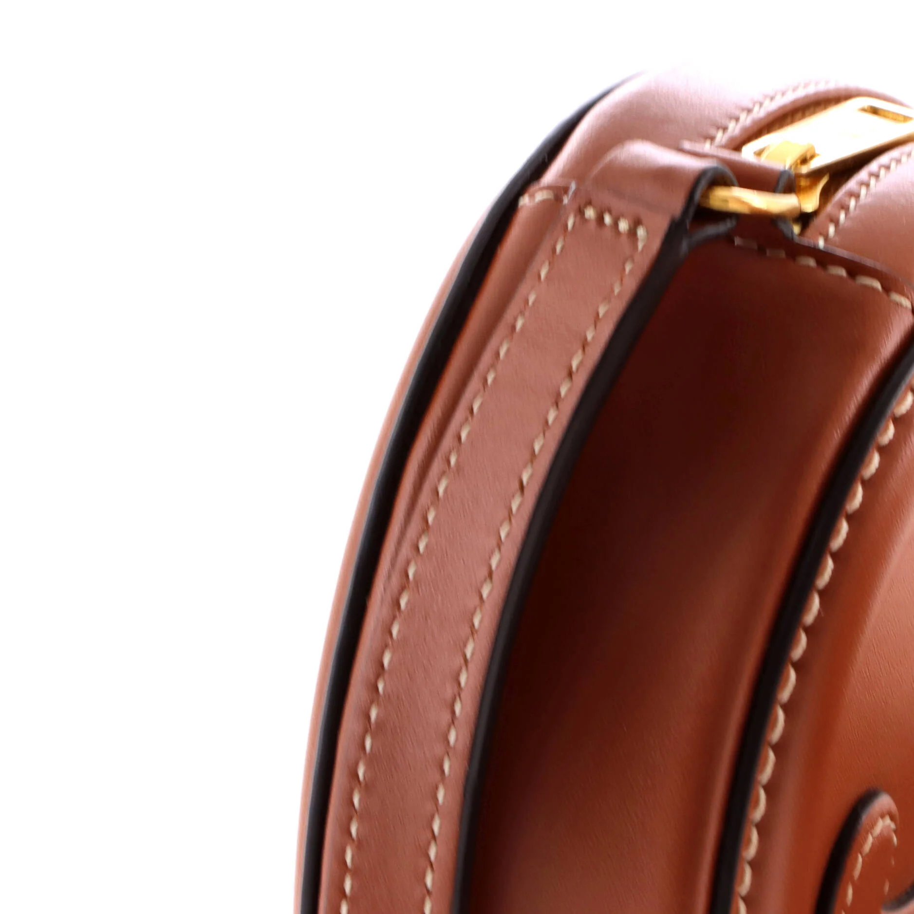 Triomphe Oval Crossbody Bag Leather Mini - Image 6