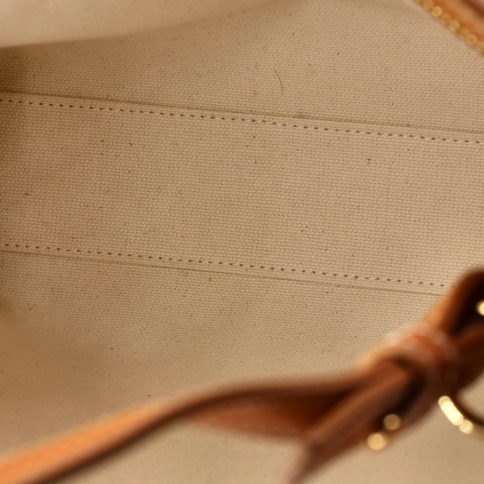 Vertical Cabas Tote Canvas with Leather Small - Image 5