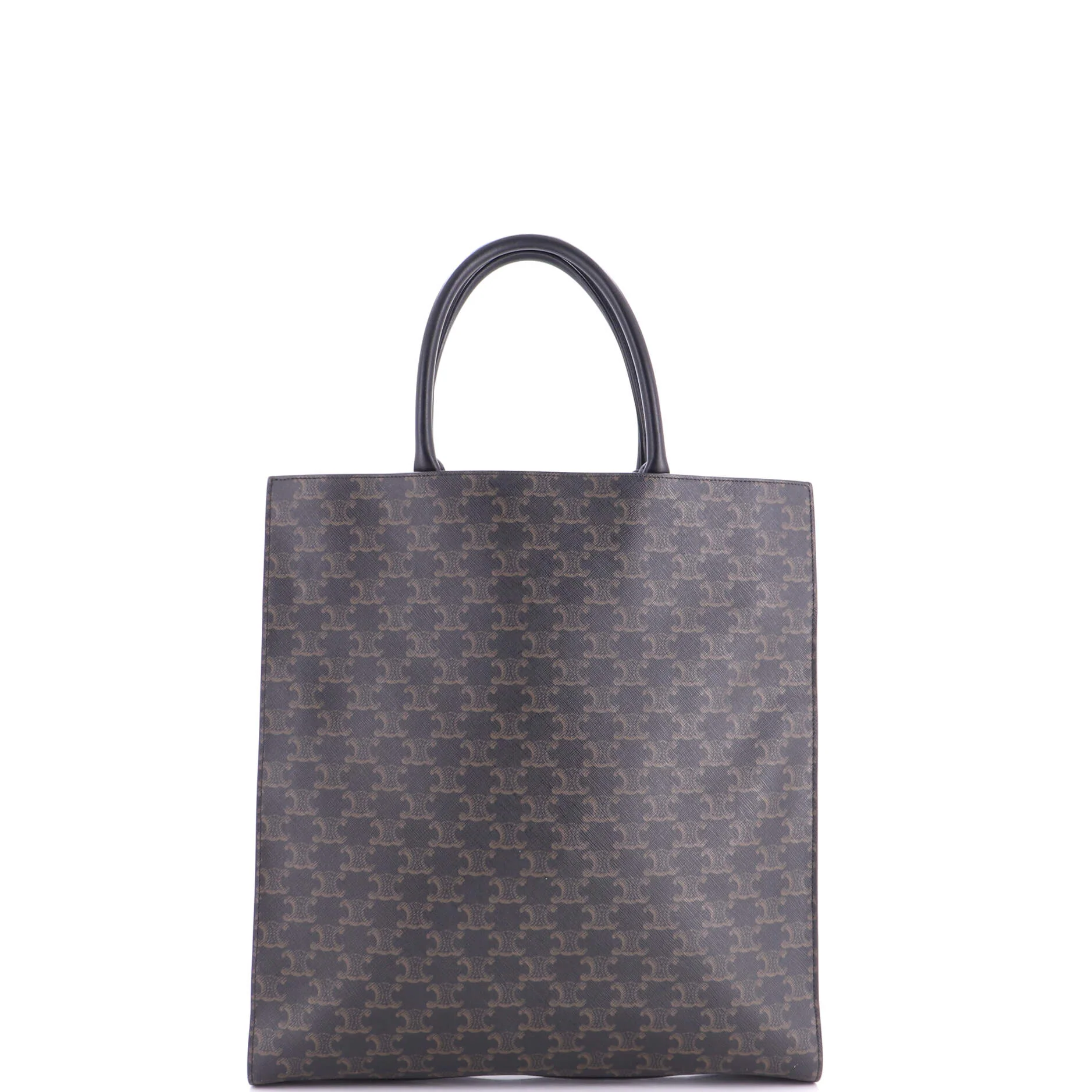 Vertical Cabas Tote Triomphe Coated Canvas Large - Image 3