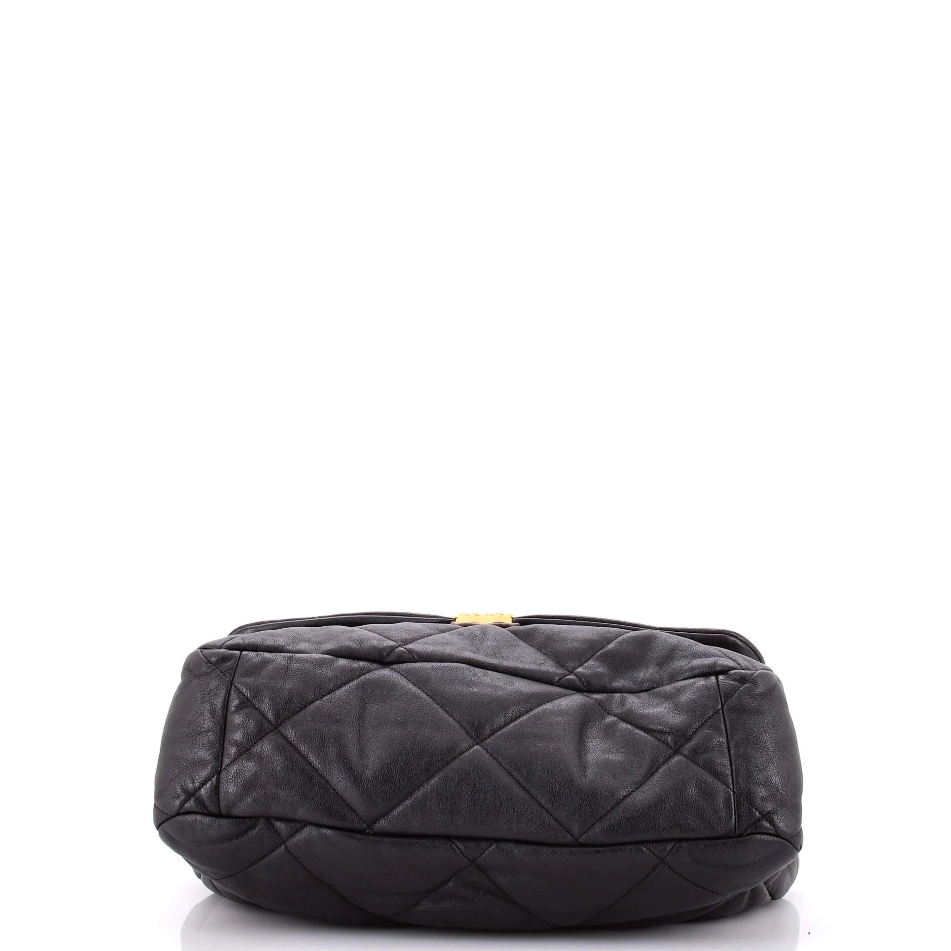 19 Flap Bag Quilted Leather Maxi - Image 4