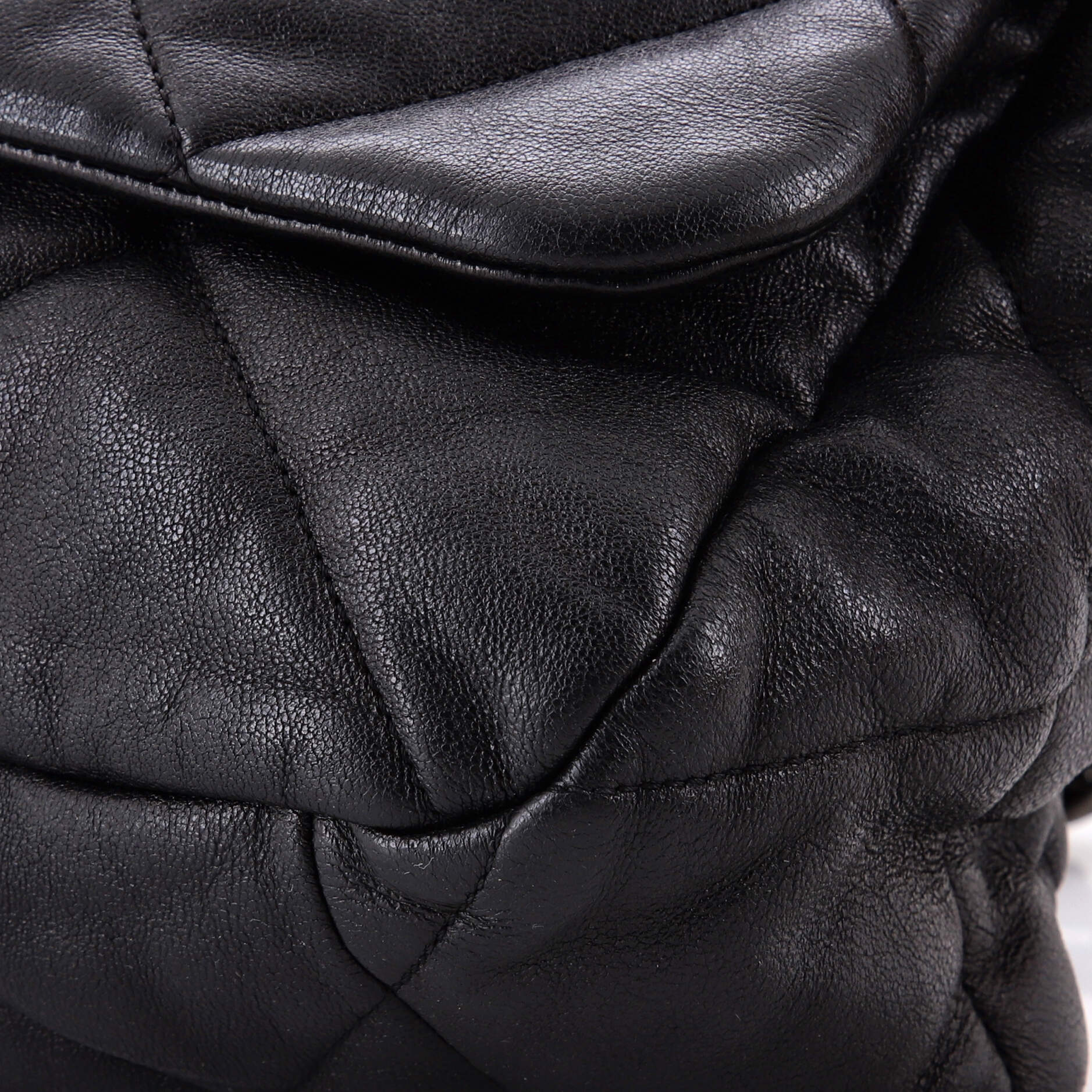19 Flap Bag Quilted Leather Maxi - Image 6