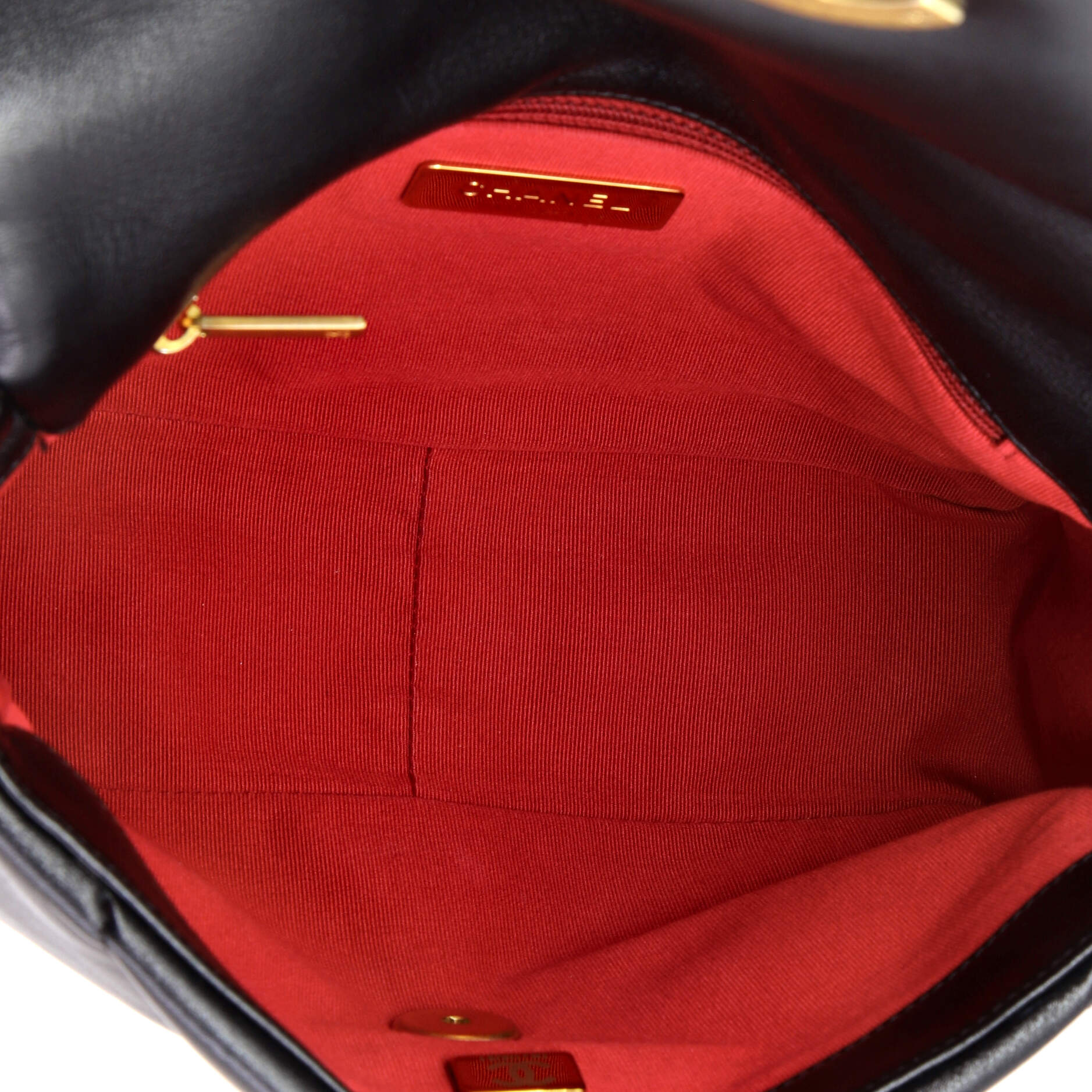 19 Flap Bag Quilted Leather Medium - Image 5