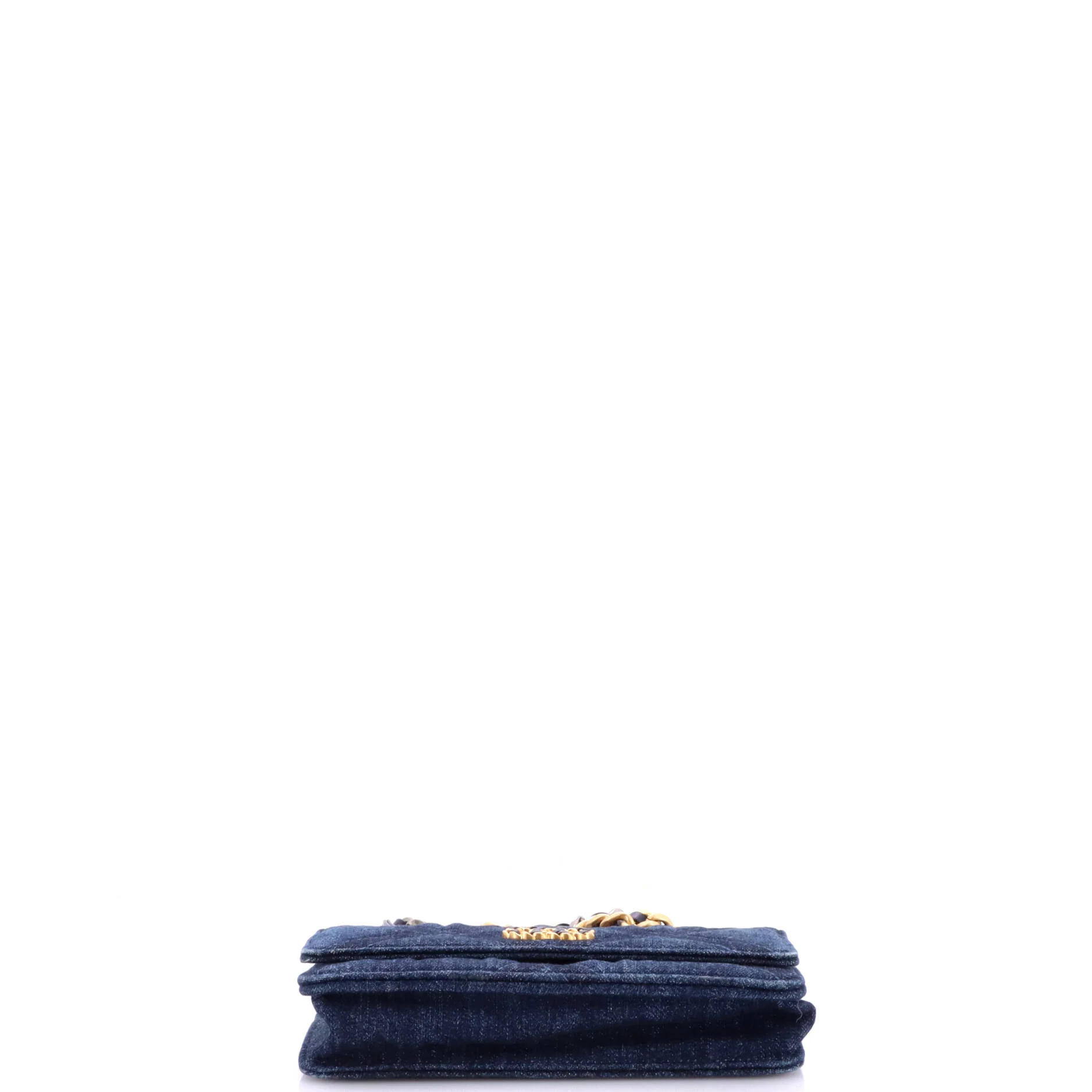 19 Wallet on Chain Quilted Denim - Image 4