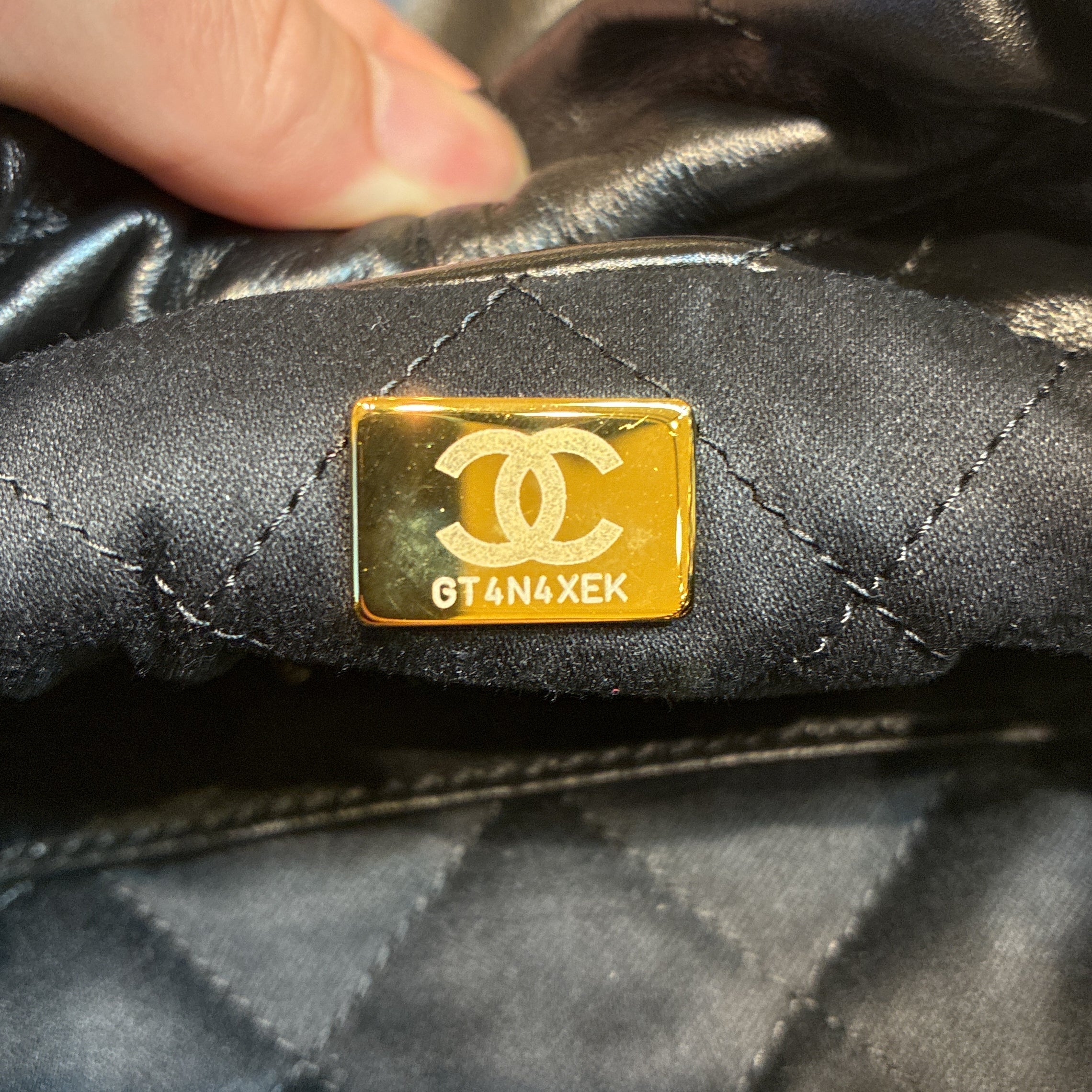 22 Chain Hobo Quilted Calfskin Mini - Image 6