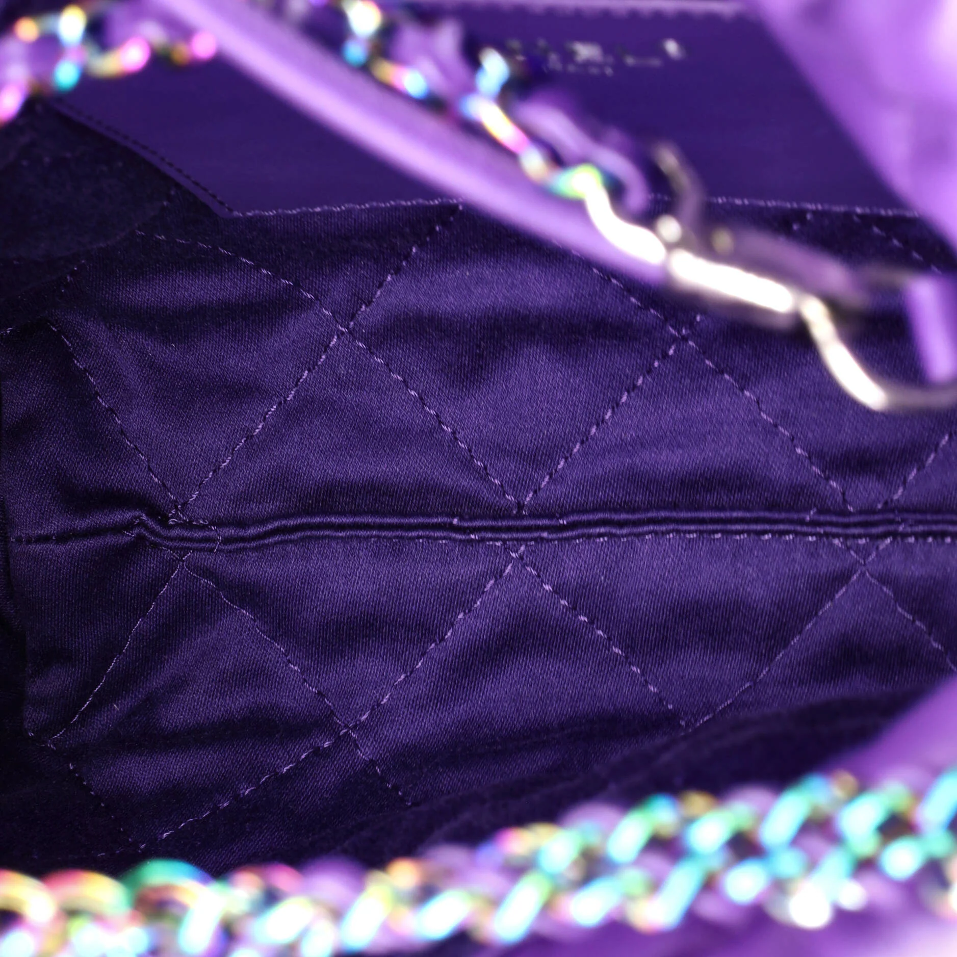 22 Chain Hobo Quilted Calfskin Mini - Image 5