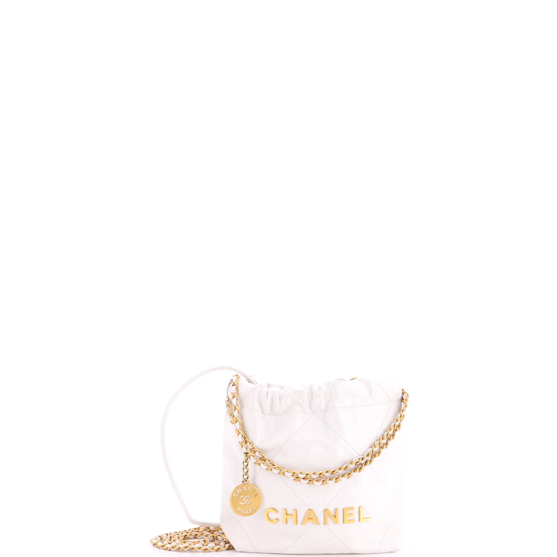 22 Chain Hobo Quilted Calfskin Mini