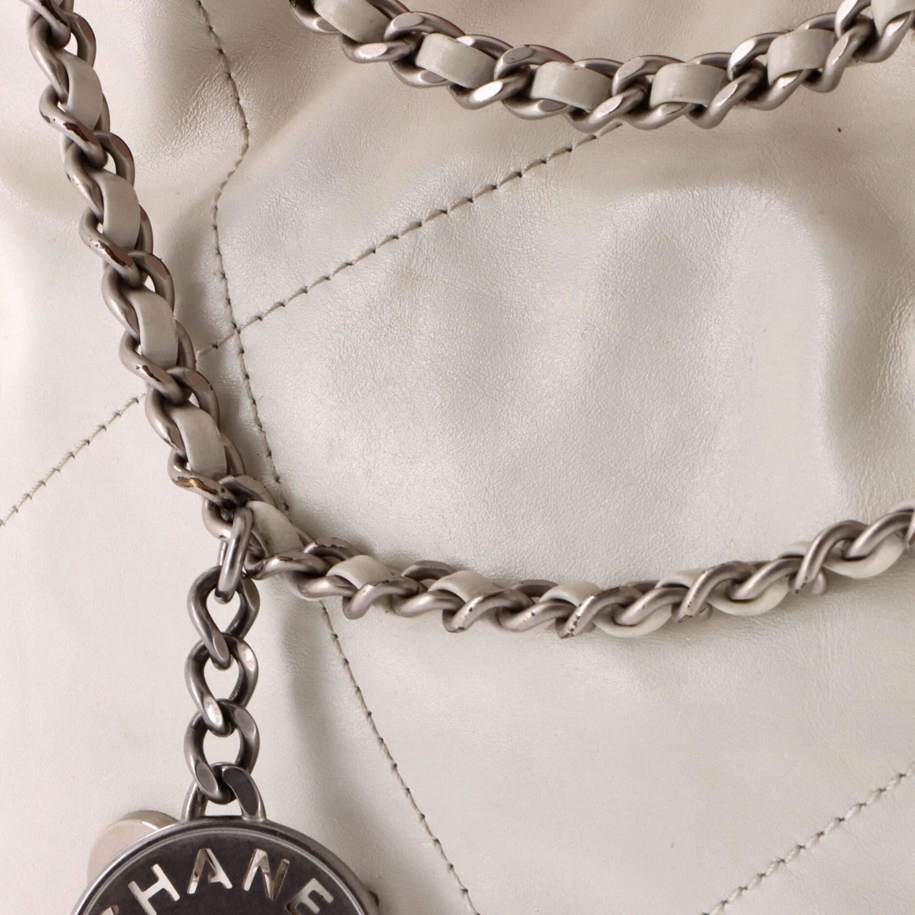22 Chain Hobo Quilted Calfskin Mini - Image 7