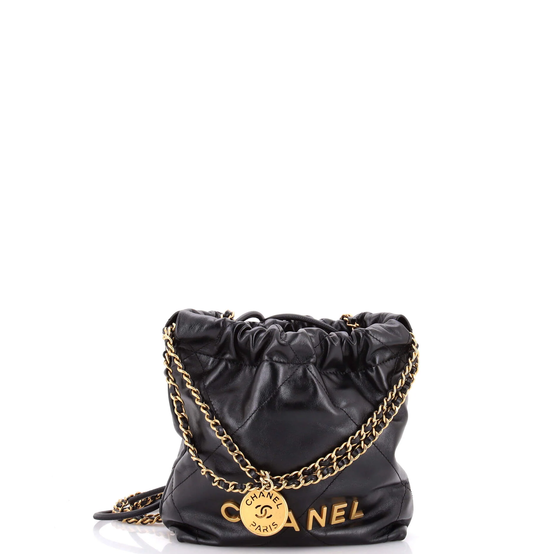 22 Chain Hobo Quilted Calfskin Mini