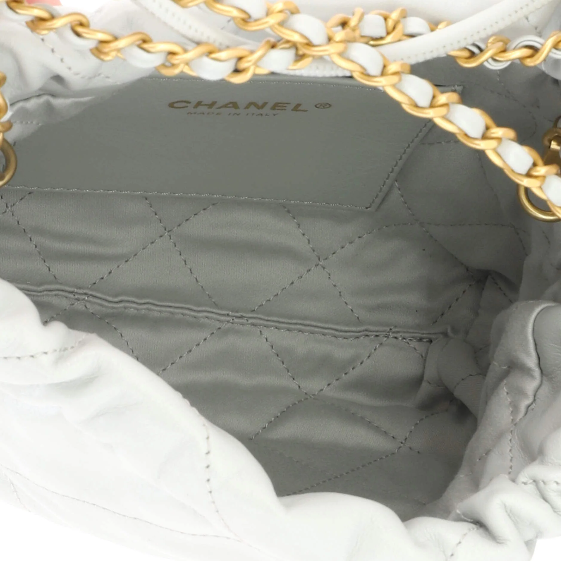 22 Chain Hobo Quilted Calfskin Mini - Image 5