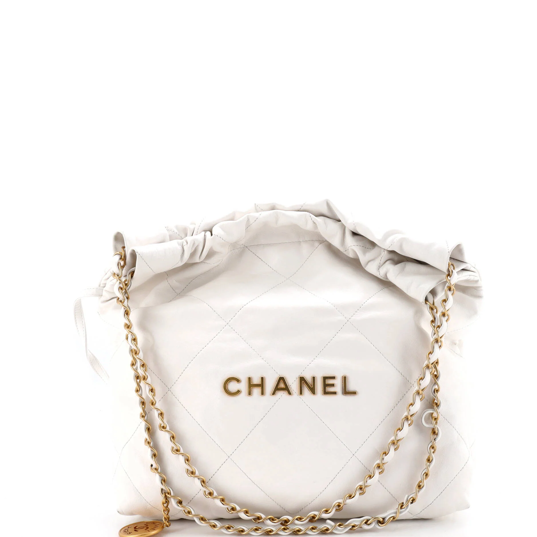 22 Chain Hobo Quilted Calfskin Small