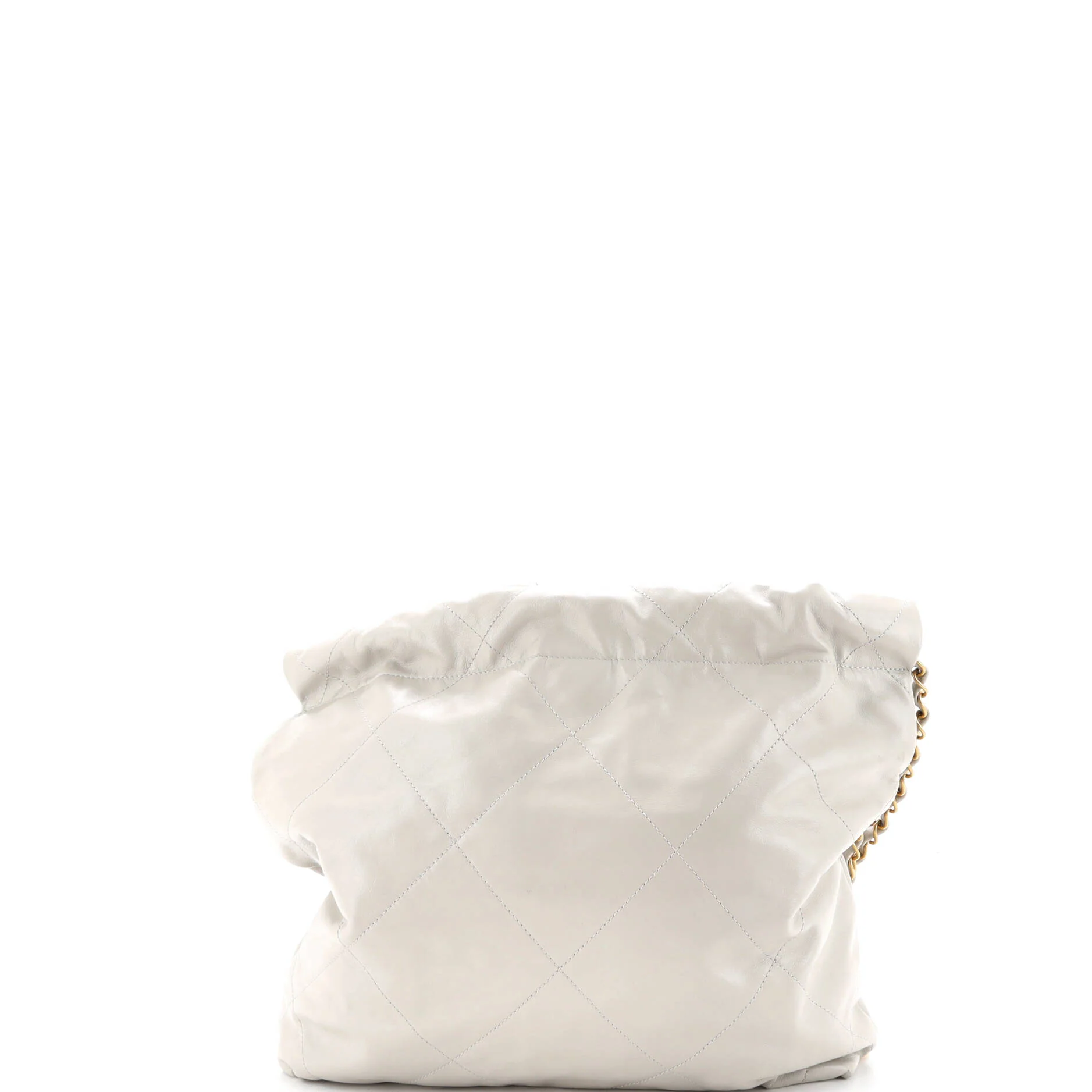 22 Chain Hobo Quilted Calfskin Small - Image 4